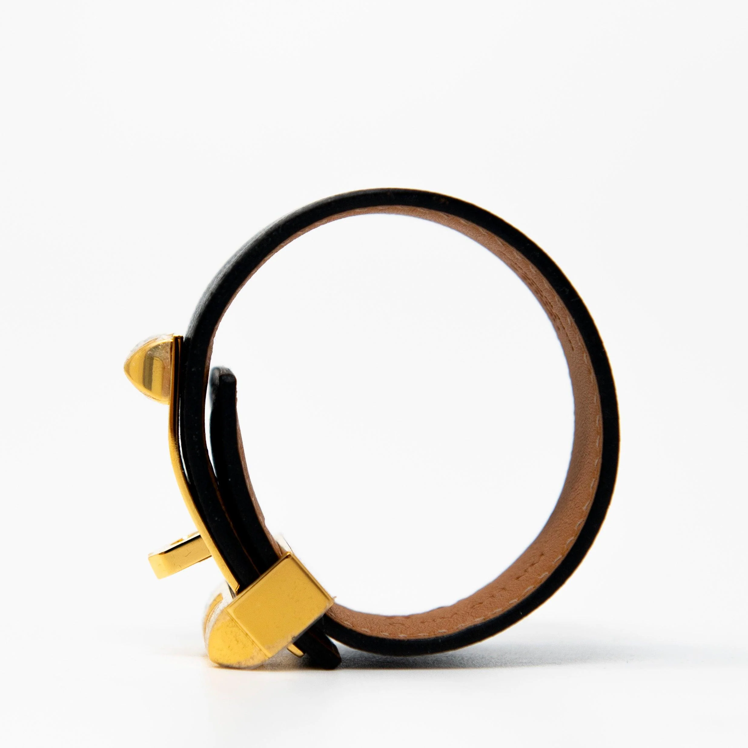 Hermes Noir Epsom Collier De Chien 24 Bracelet - Image 4