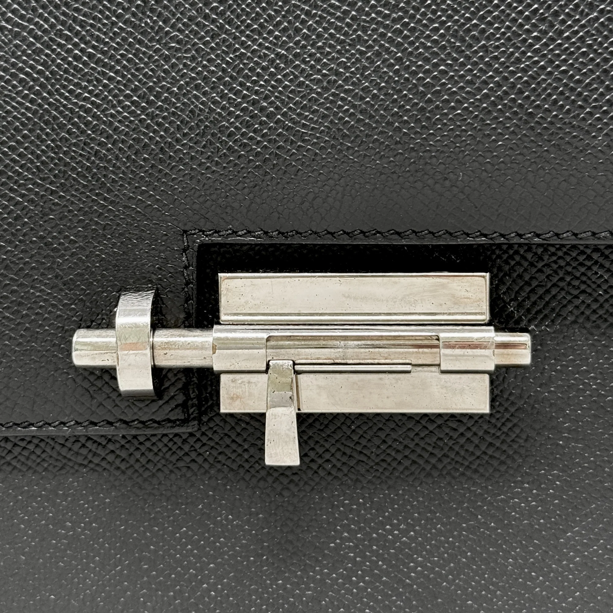 Hermes Noir Epsom Verrou 23 - Image 10
