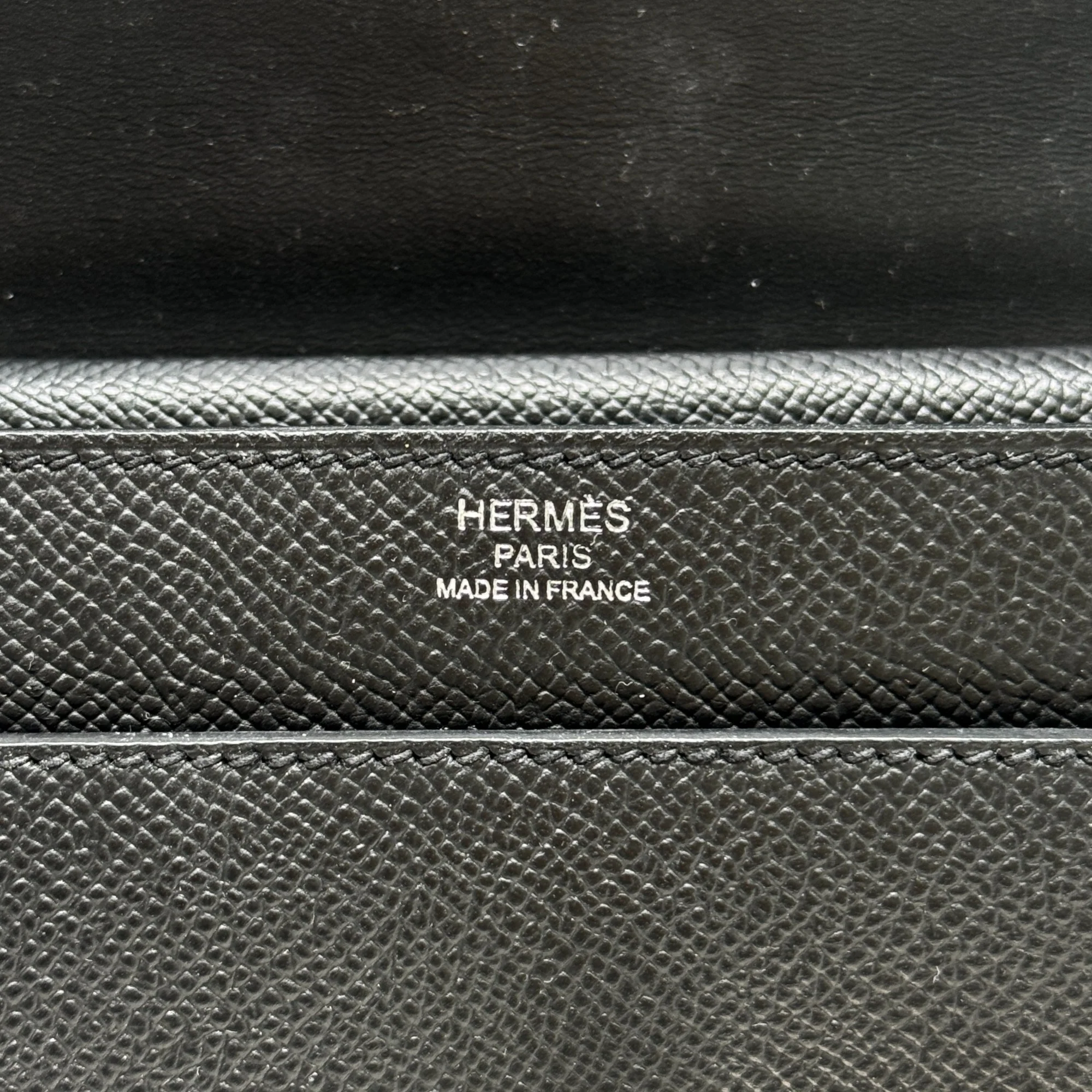 Hermes Noir Epsom Verrou 23 - Image 12
