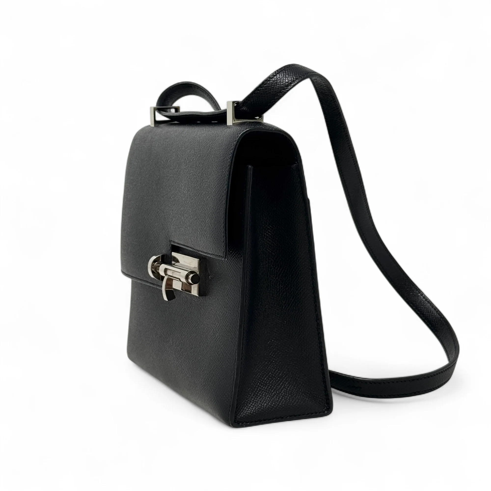 Hermes Noir Epsom Verrou 23 - Image 2