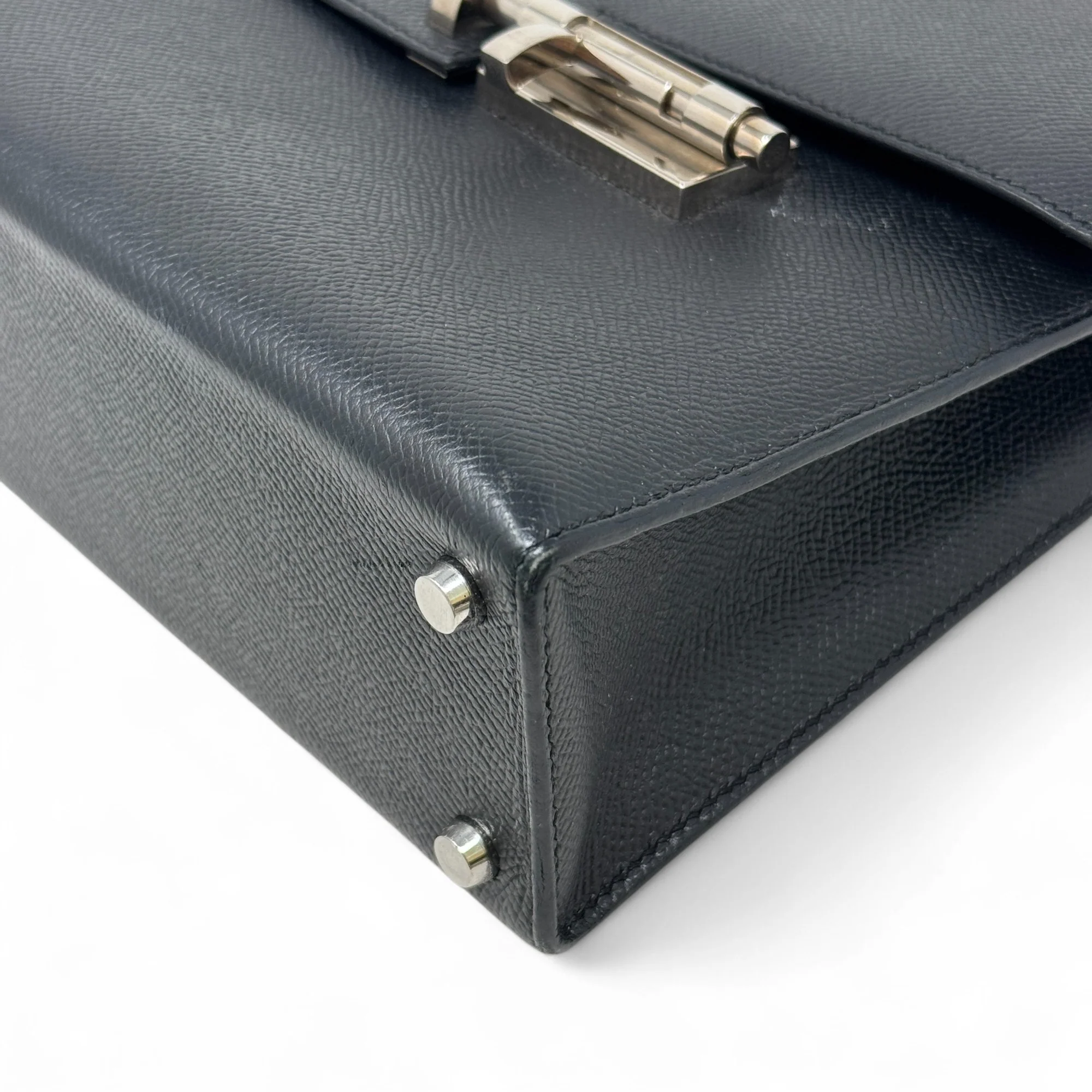 Hermes Noir Epsom Verrou 23 - Image 6