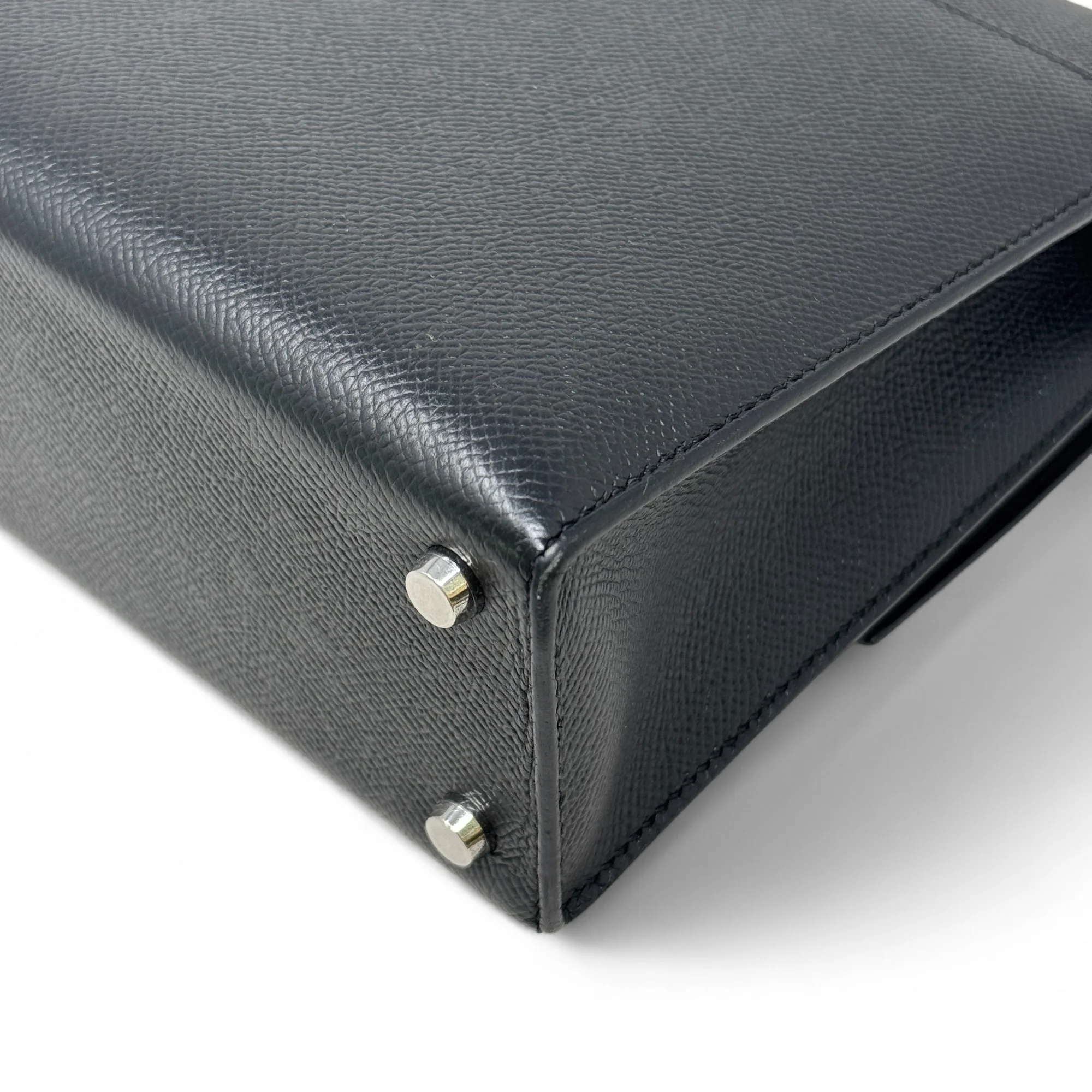 Hermes Noir Epsom Verrou 23 - Image 8