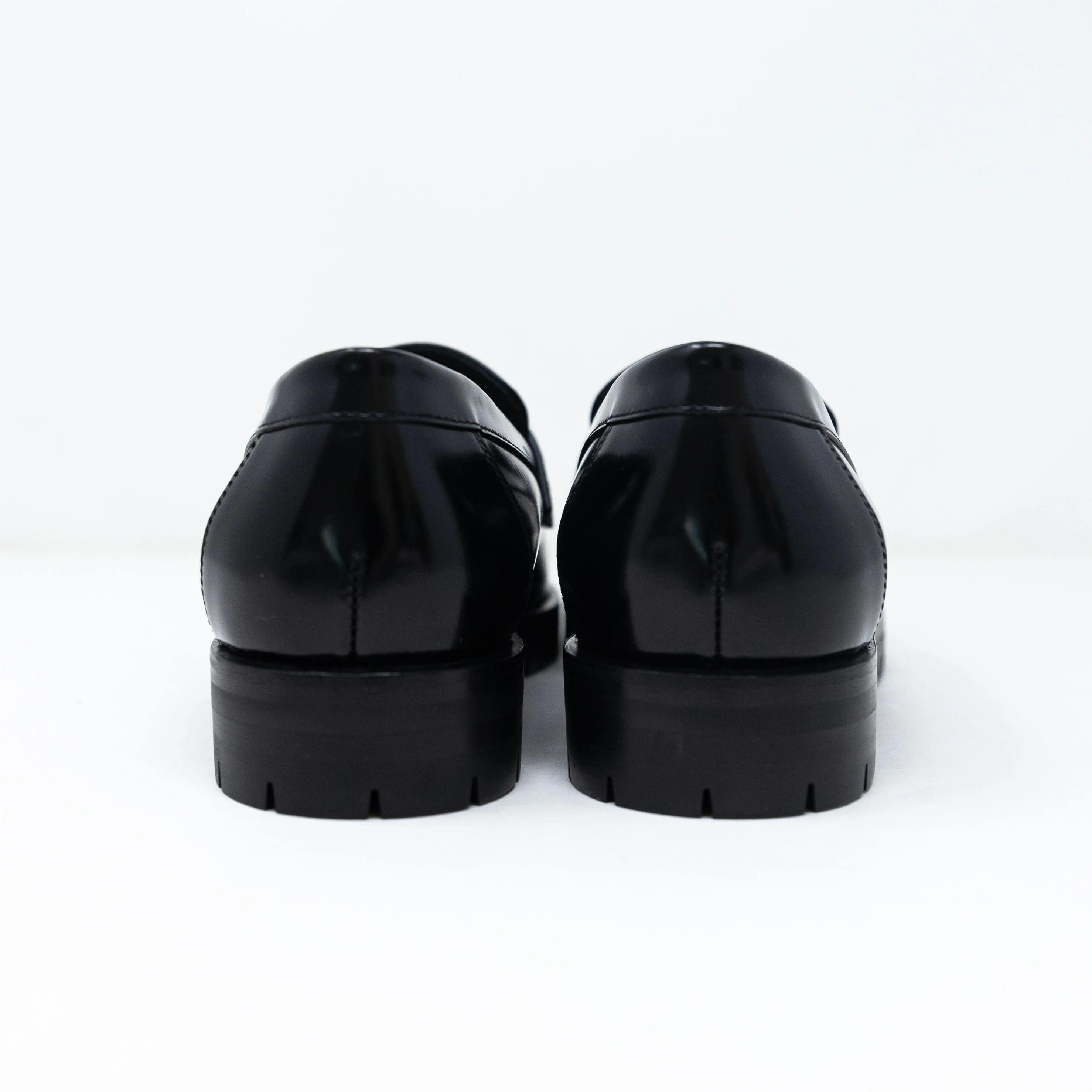 Hermes Noir Faubourg Loafers 36 - Image 7