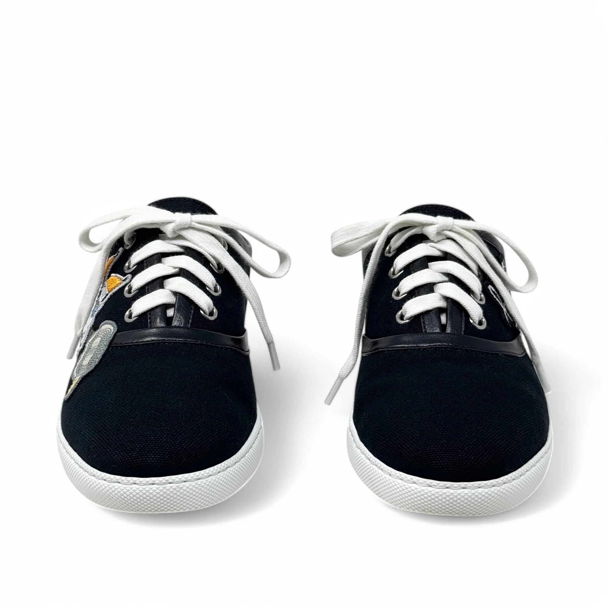Hermes Noir Innocent Sneakers 37 - Image 3