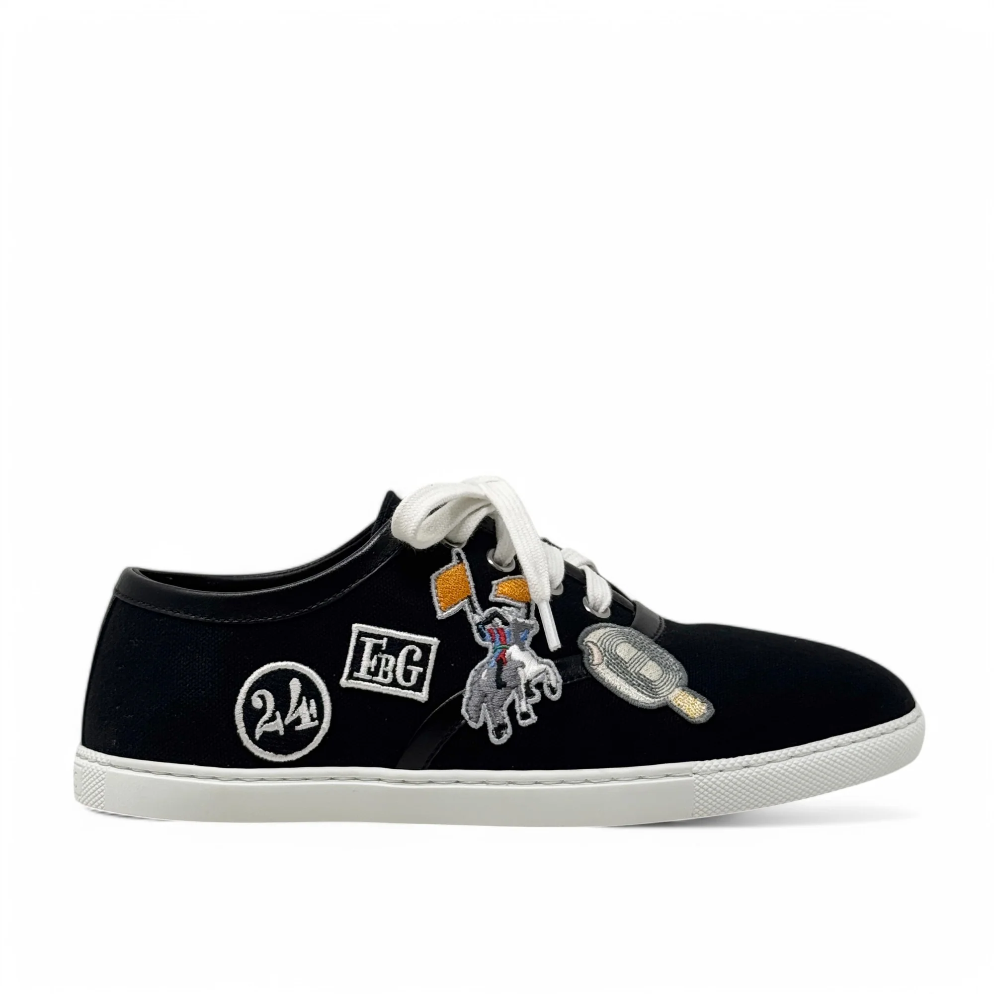 Hermes Noir Innocent Sneakers 37 - Image 5