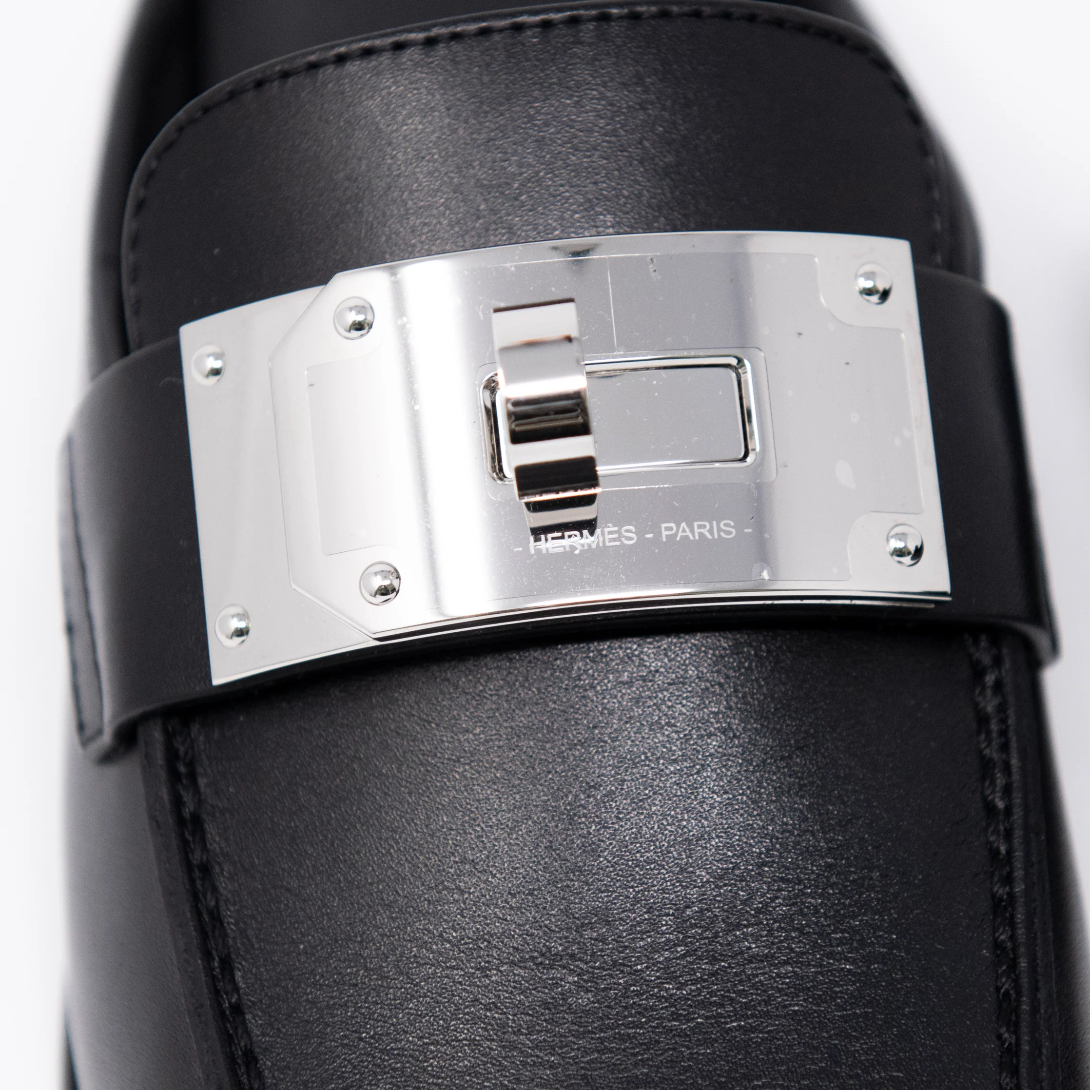 Hermes Noir Iota Mules 36 - Image 10