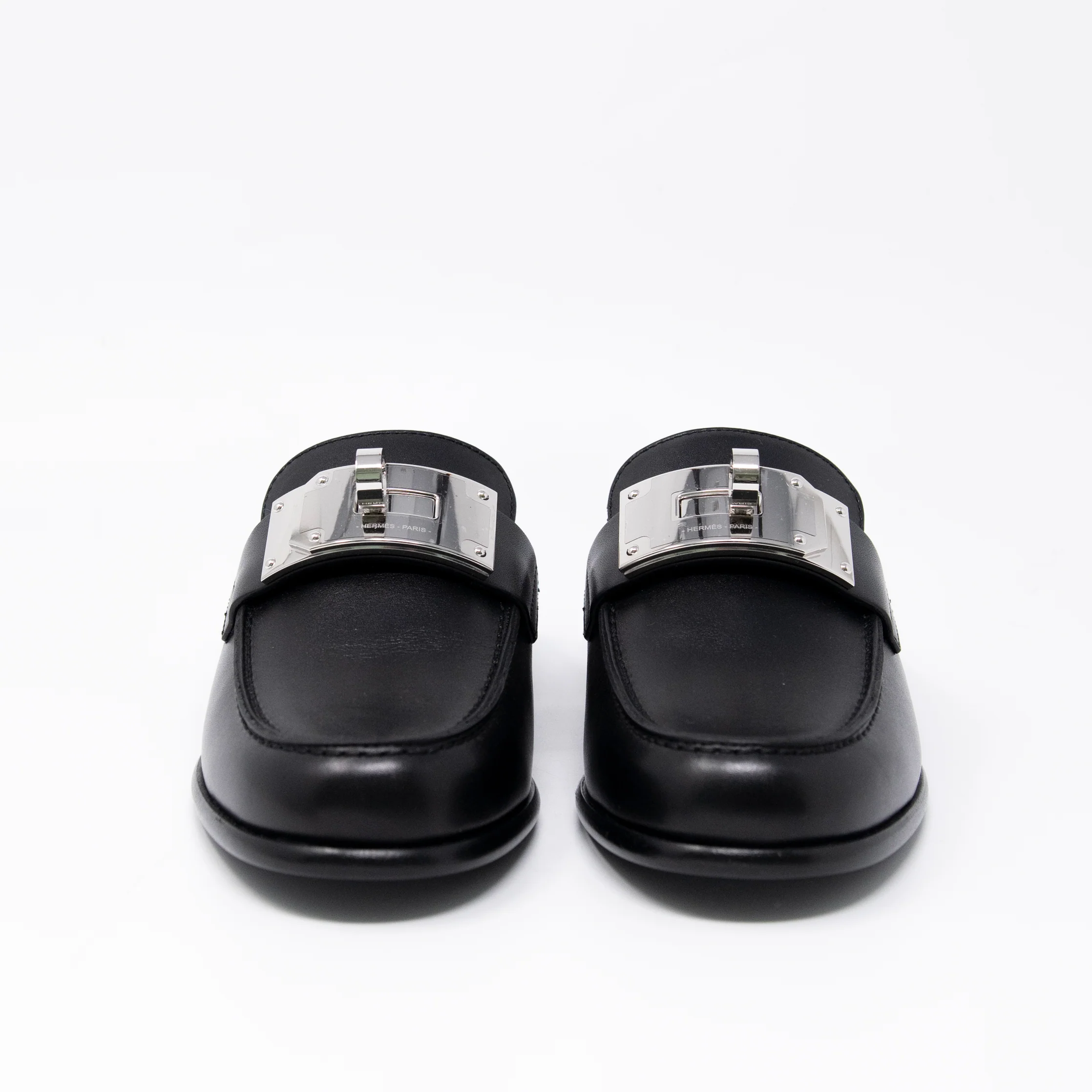 Hermes Noir Iota Mules 36 - Image 3