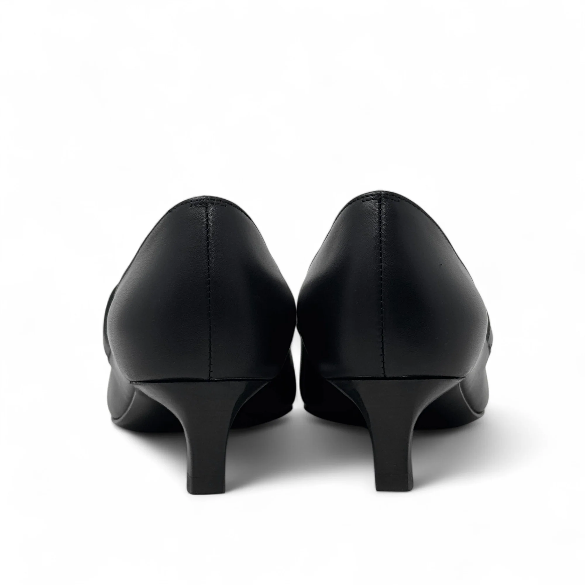 Hermes Noir Kiara Pumps 36 - Image 5