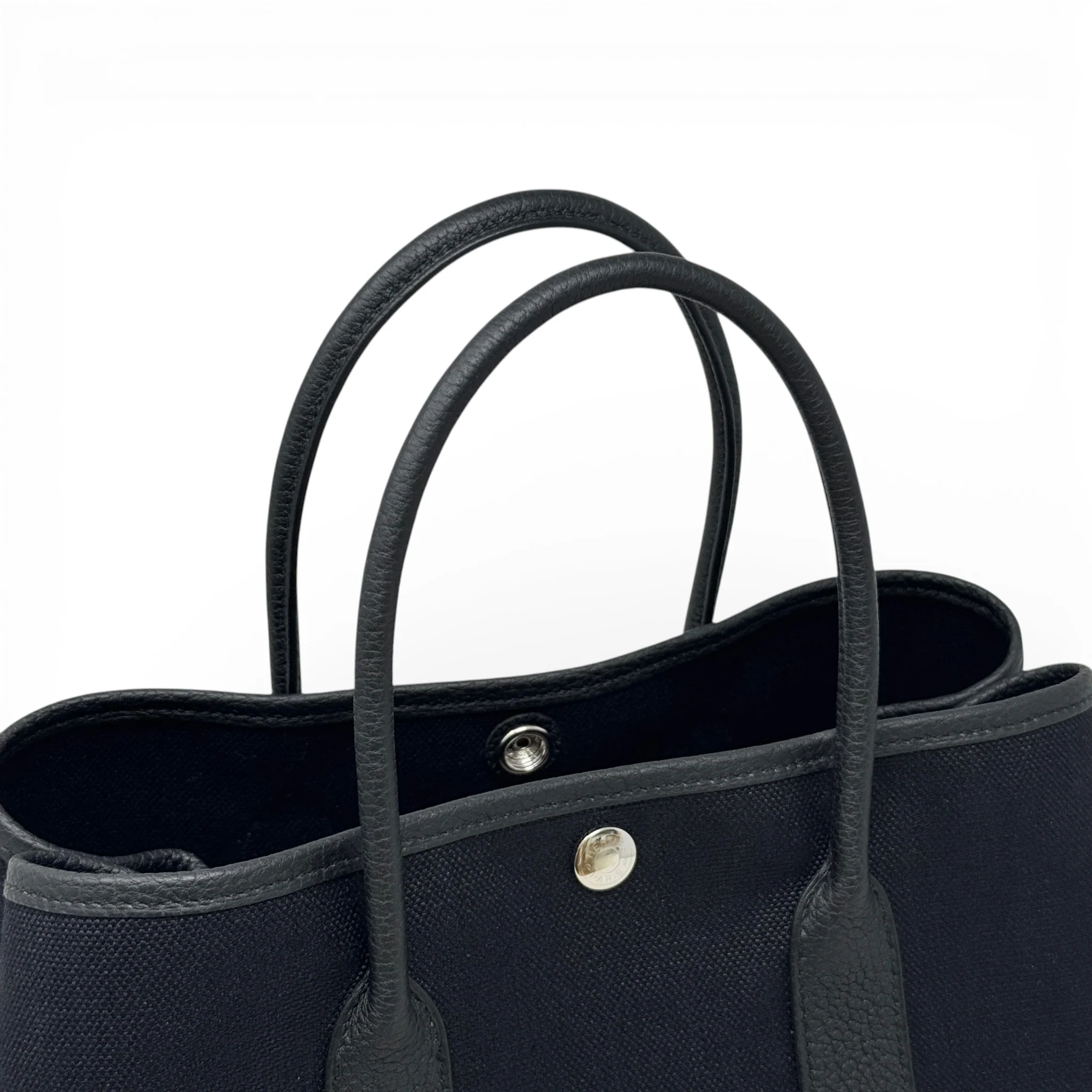 Hermes Noir Toile Garden Party 30 - Image 10