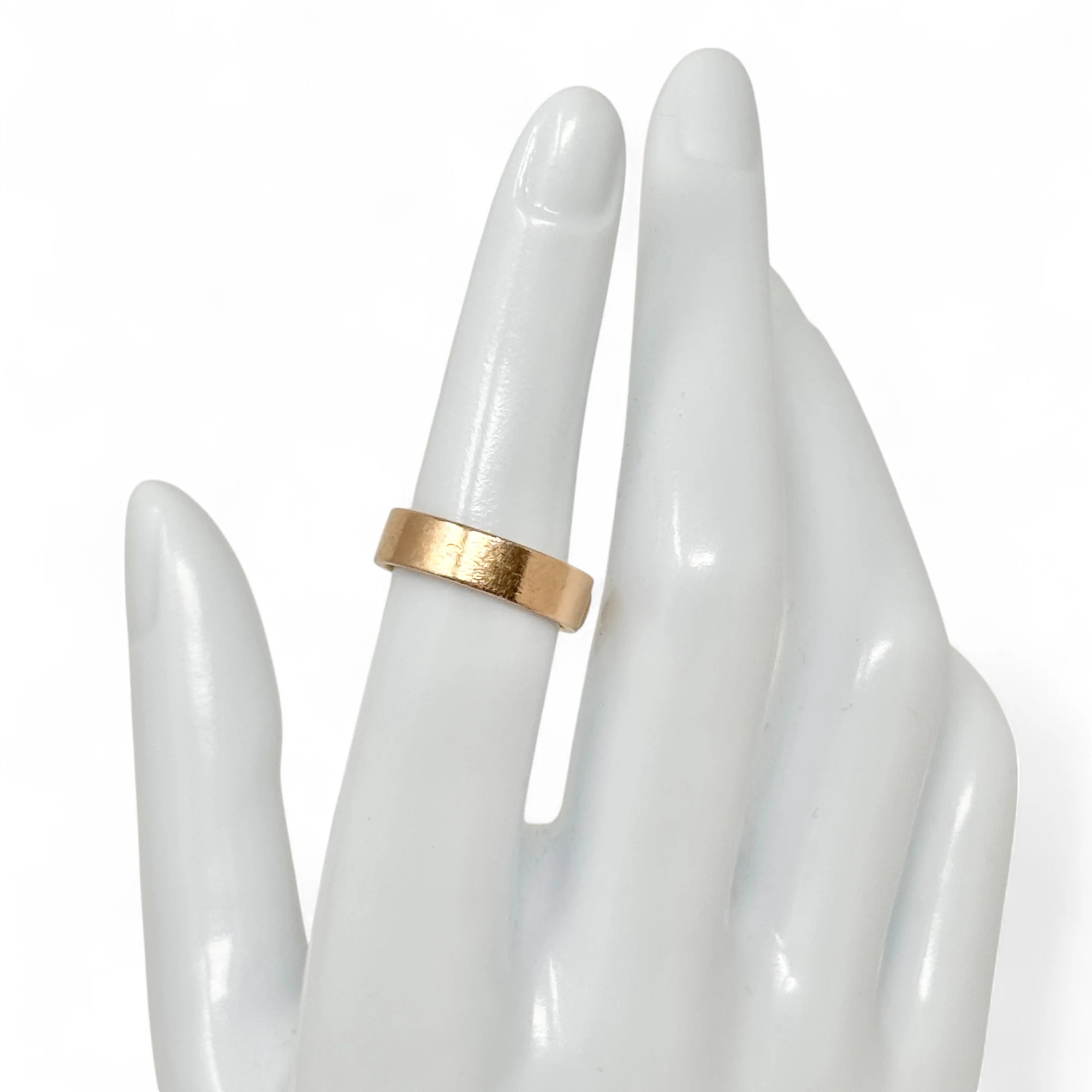 Hermes Rose Gold Small Collier De Chien Ring - Image 10