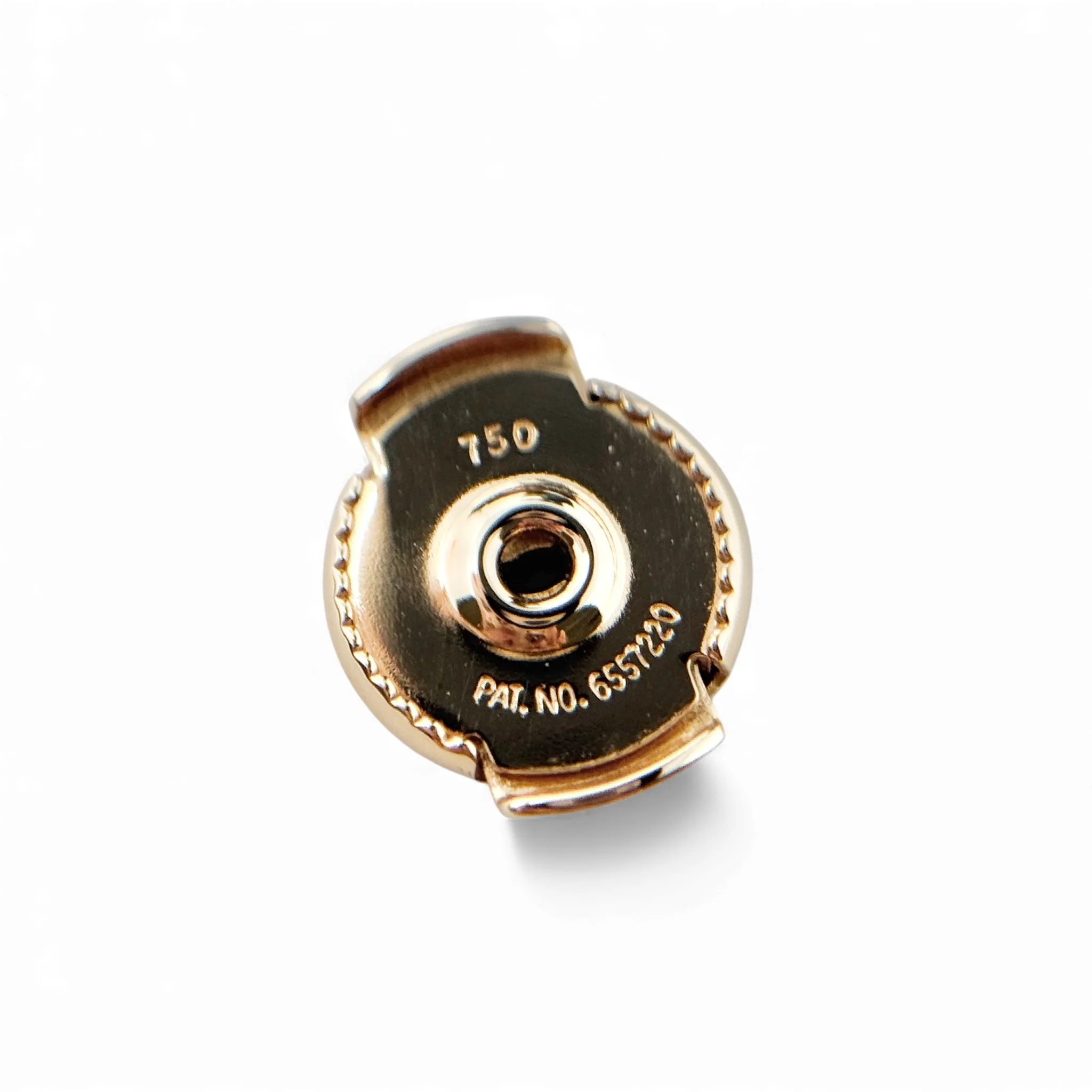 Hermes Rose Gold Small Loop Earrings - Image 5