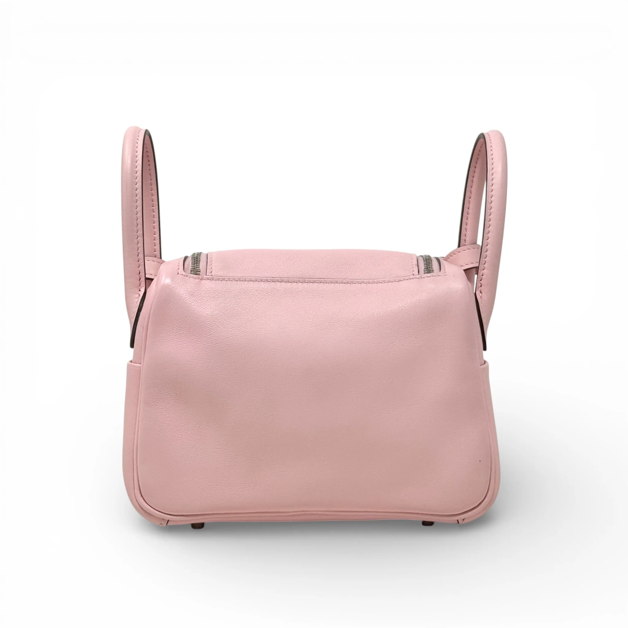 Hermes Rose Sakura Swift Mini Lindy - Image 3