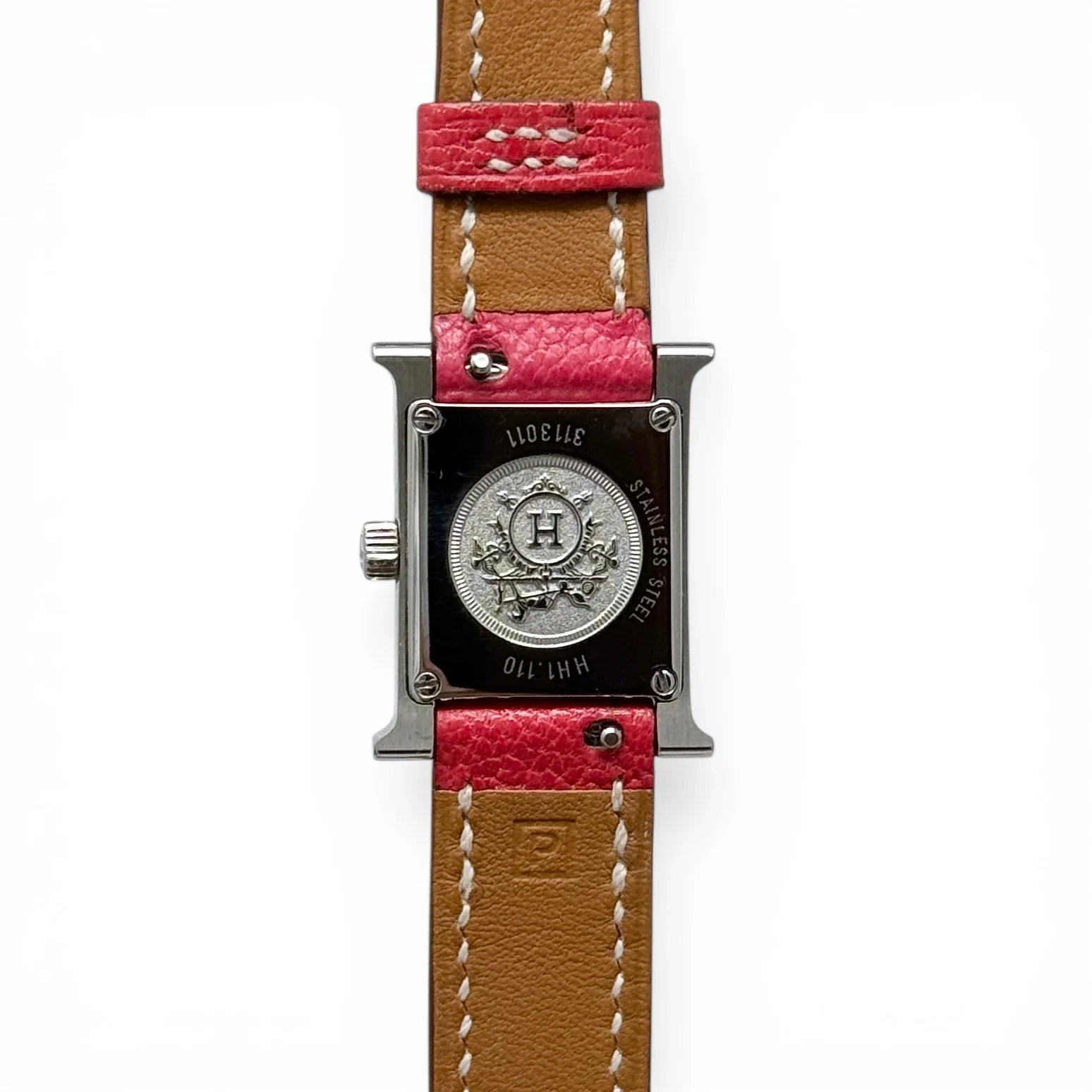 Hermes Rouge Casaque Heure H Watch Mini - Image 10