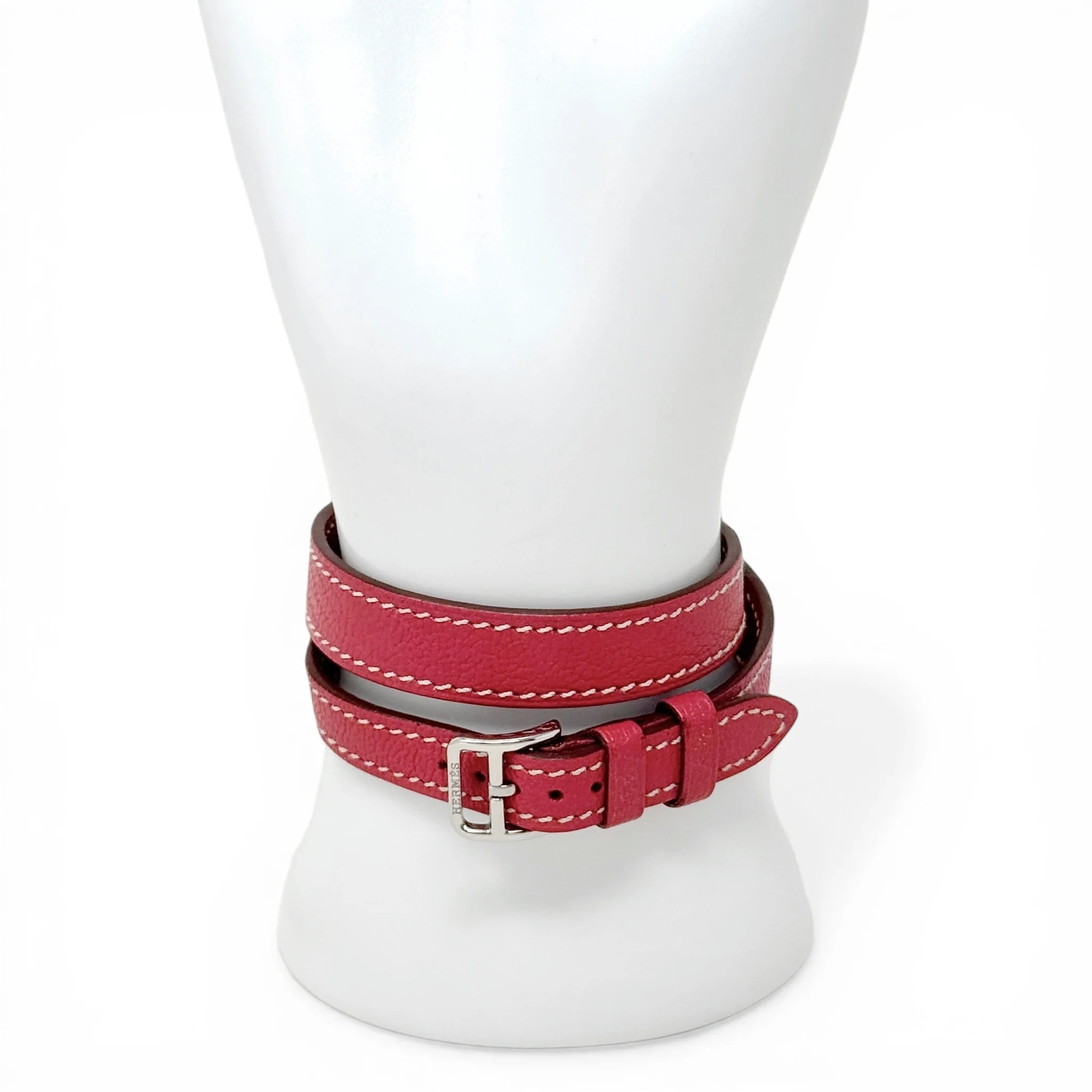Hermes Rouge Casaque Heure H Watch Mini - Image 3
