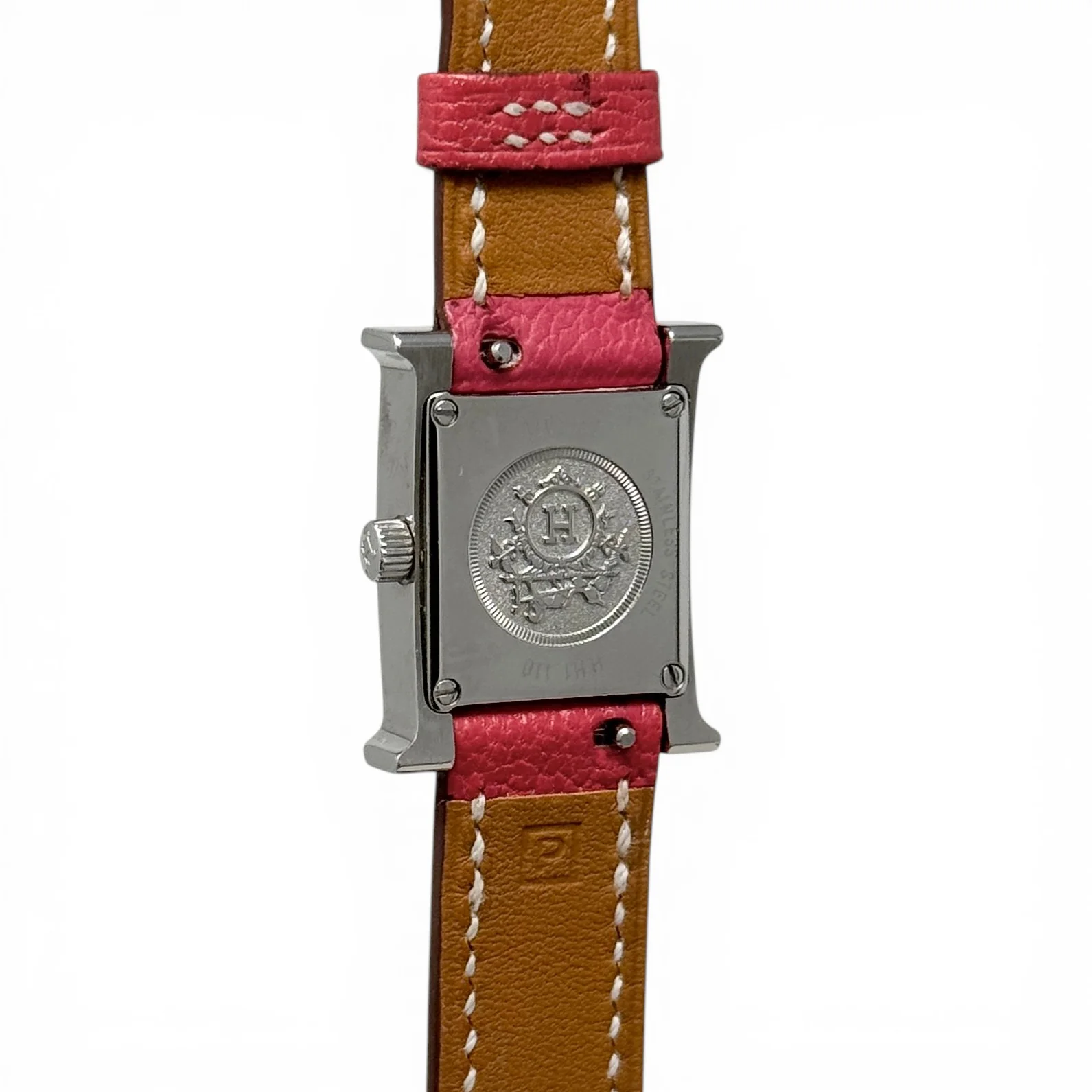Hermes Rouge Casaque Heure H Watch Mini - Image 9