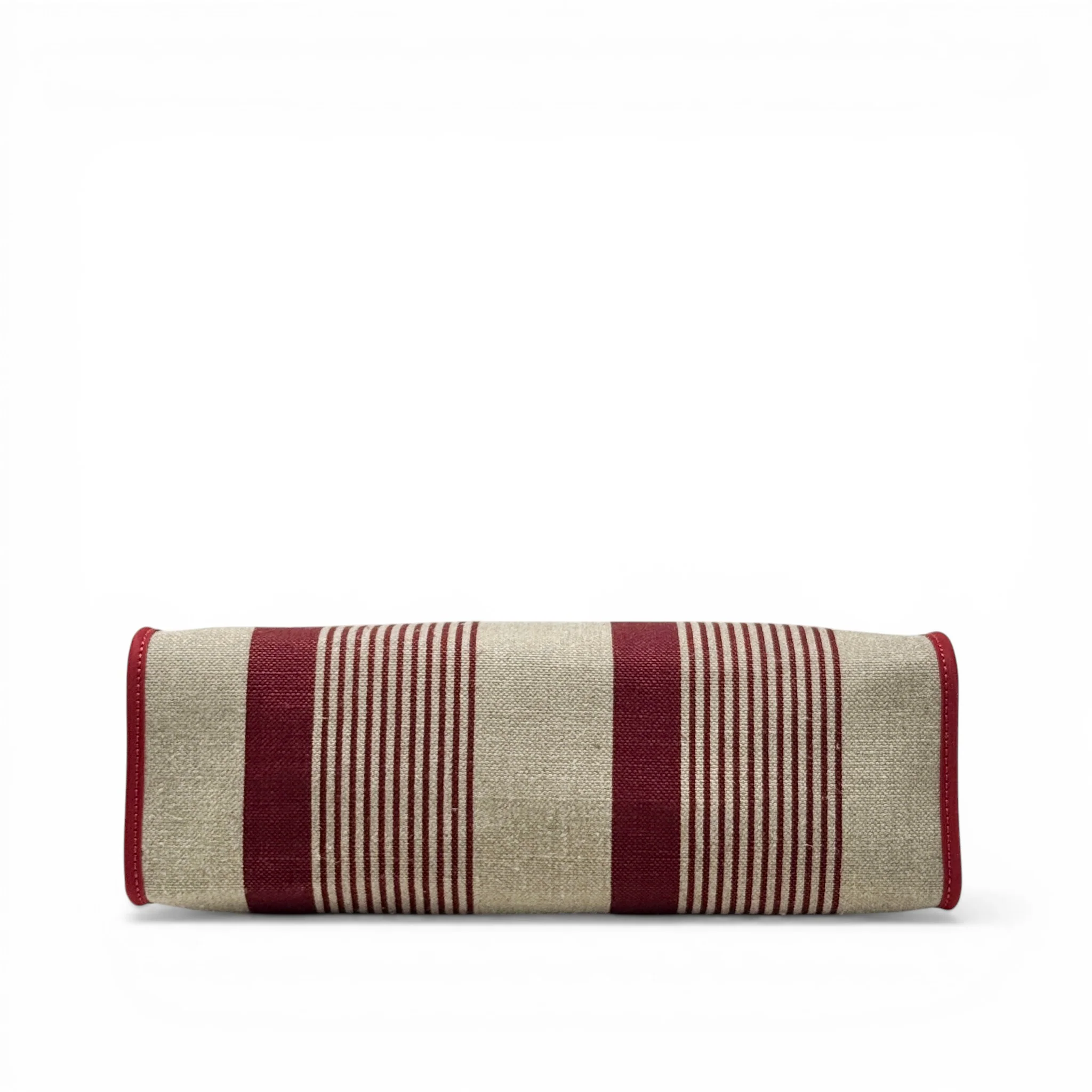 Hermes Rouge Piment H Vibration Toile Herbag Zip 31 - Image 5