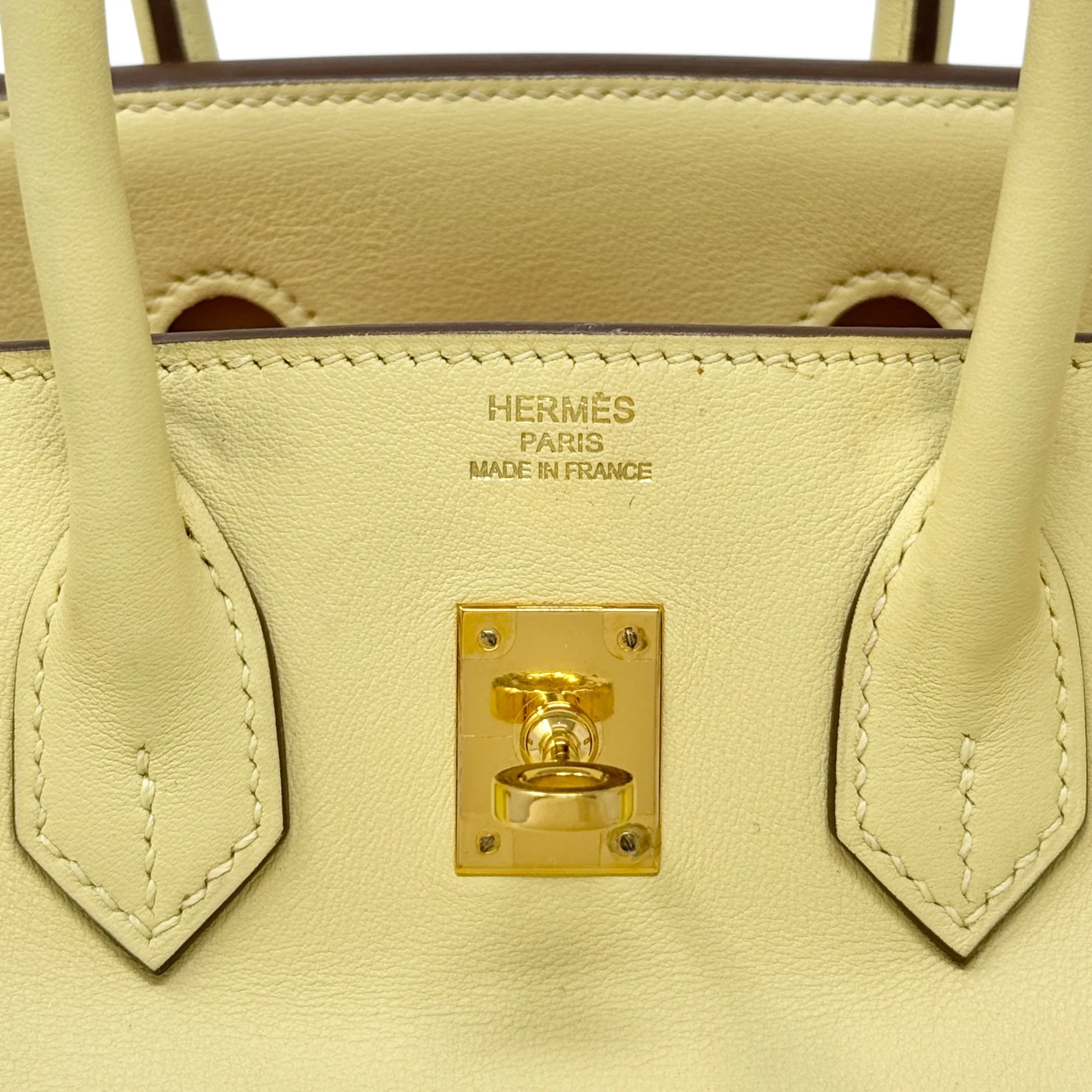 Hermes Swift Jaune Poussin Birkin 25 - Image 10