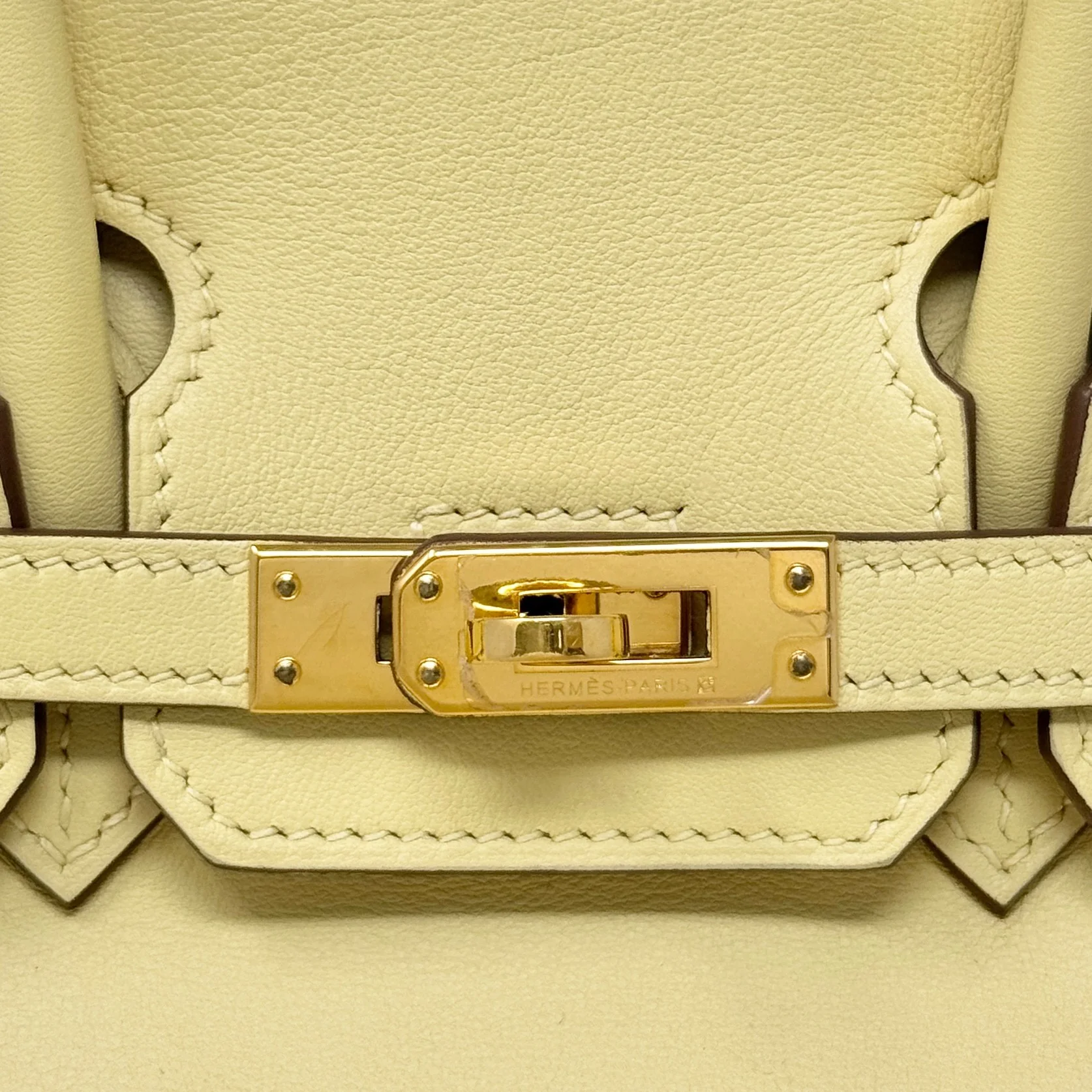 Hermes Swift Jaune Poussin Birkin 25 - Image 12