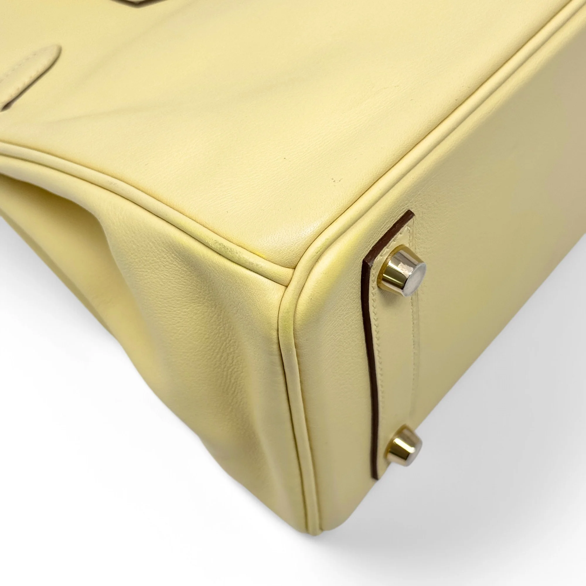 Hermes Swift Jaune Poussin Birkin 25 - Image 9
