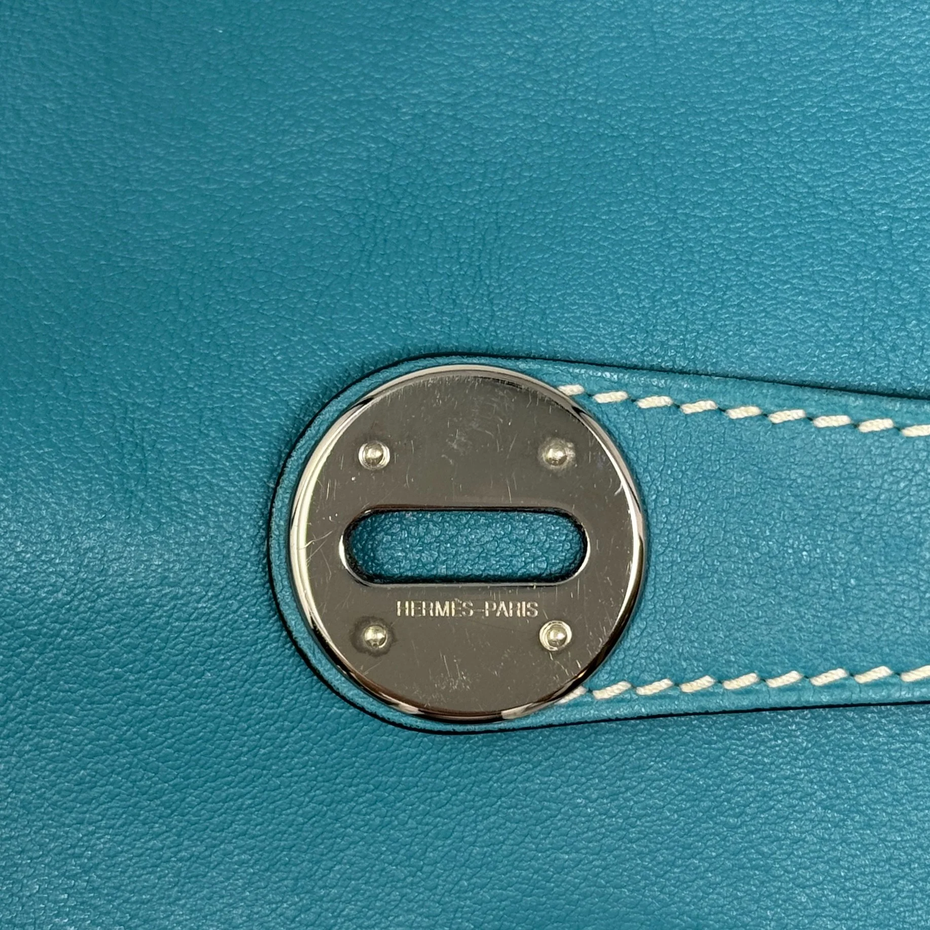 Hermes Turquoise Swift Lindy 30 - Image 12