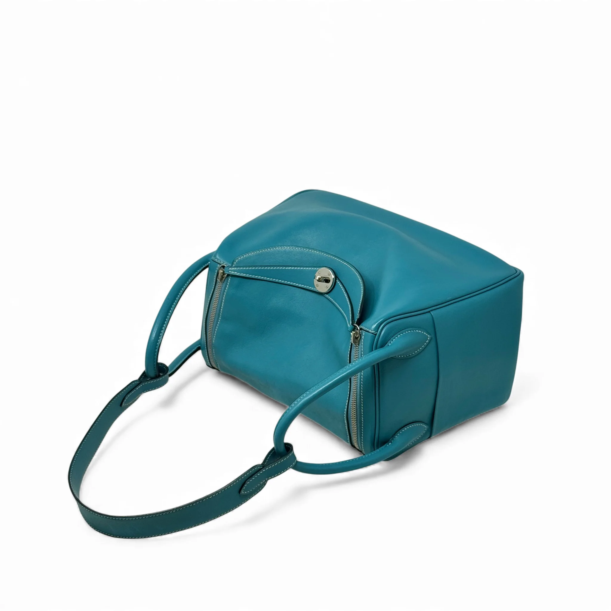 Hermes Turquoise Swift Lindy 30 - Image 13