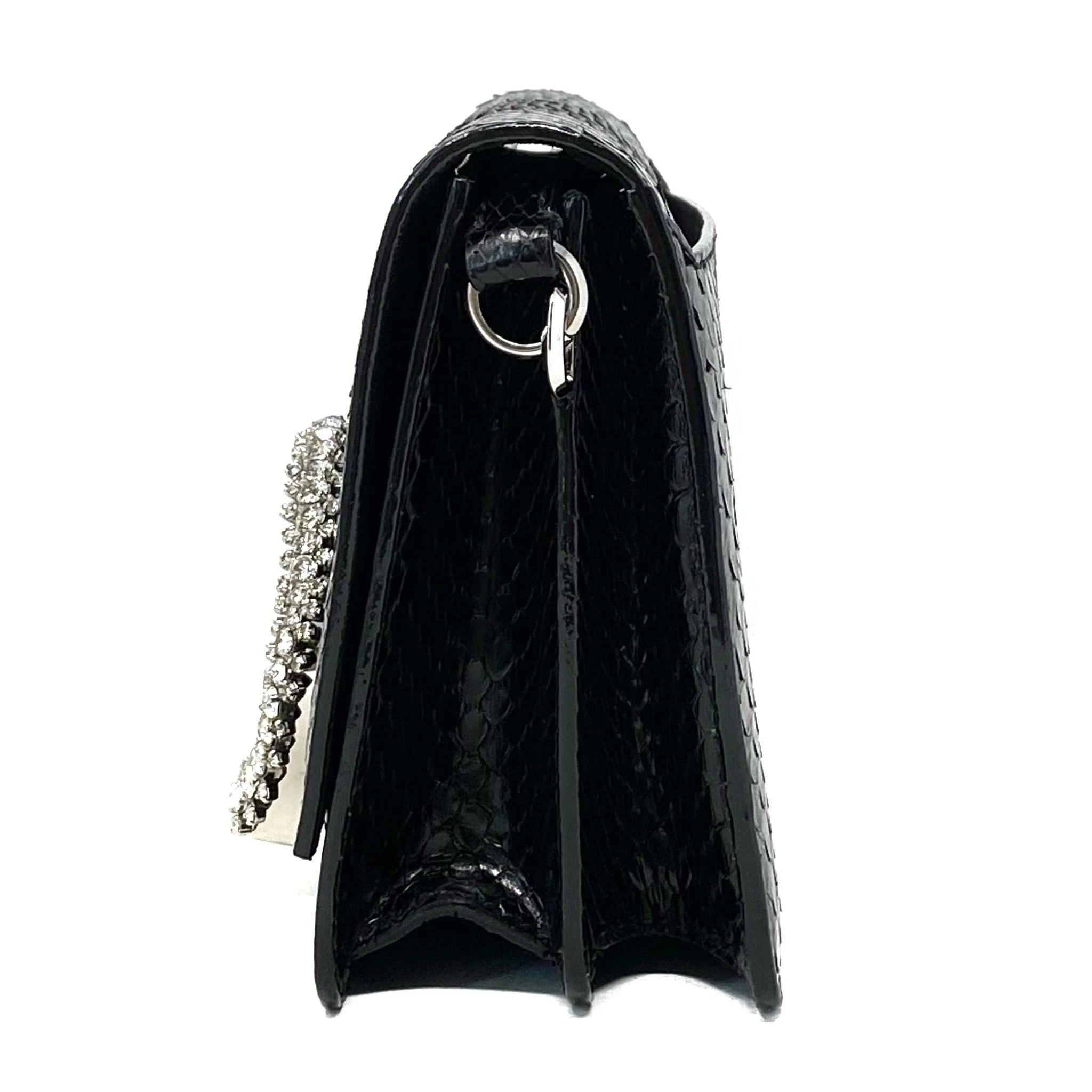 Jimmy Choo Black Python Madeline Bag - Image 3