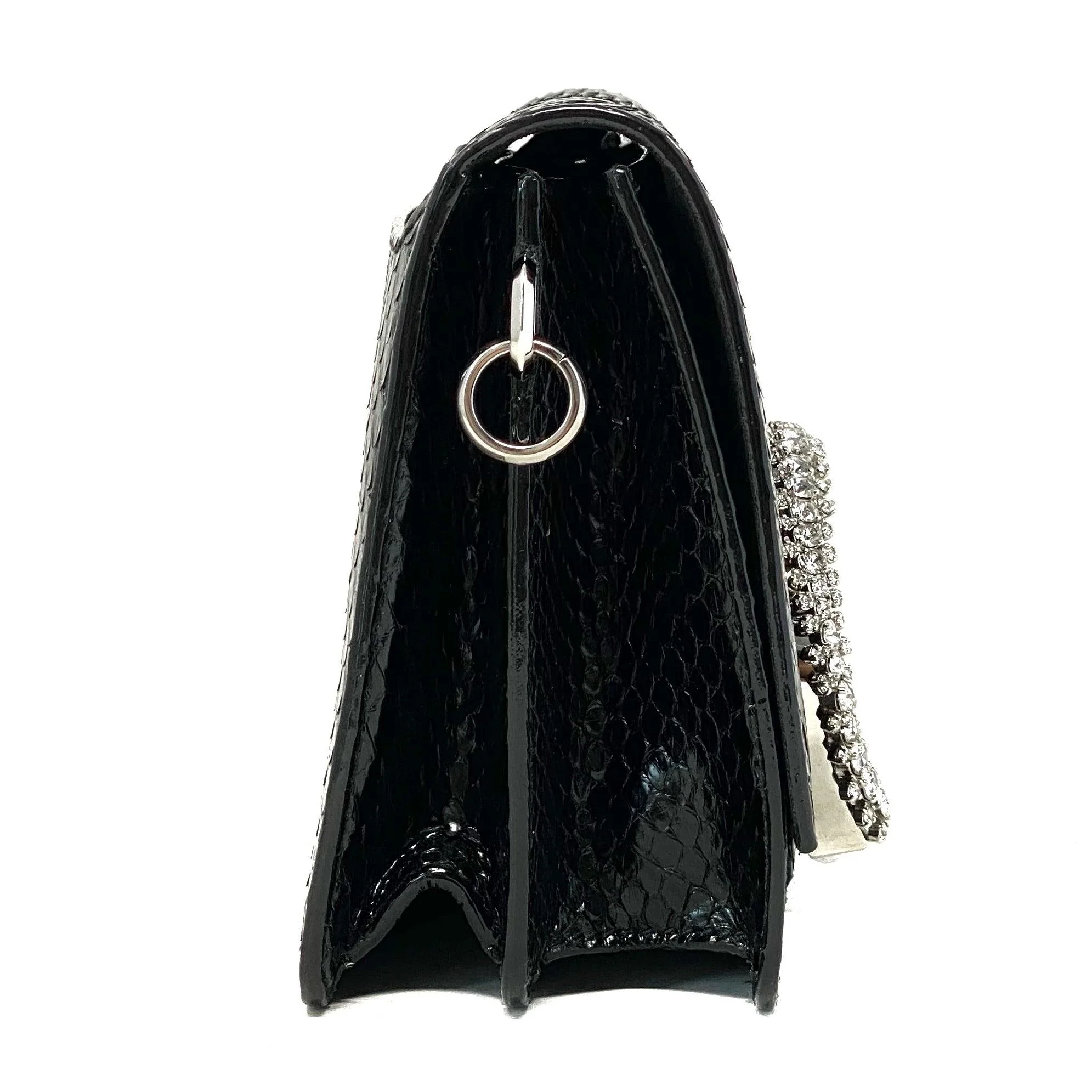 Jimmy Choo Black Python Madeline Bag - Image 4