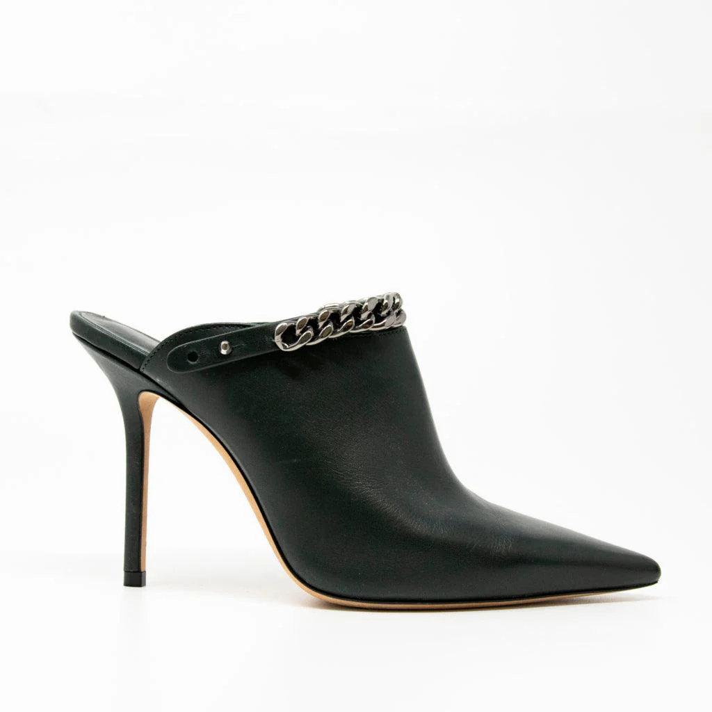 Jimmy Choo Green Lexx Mules 36 - Image 7