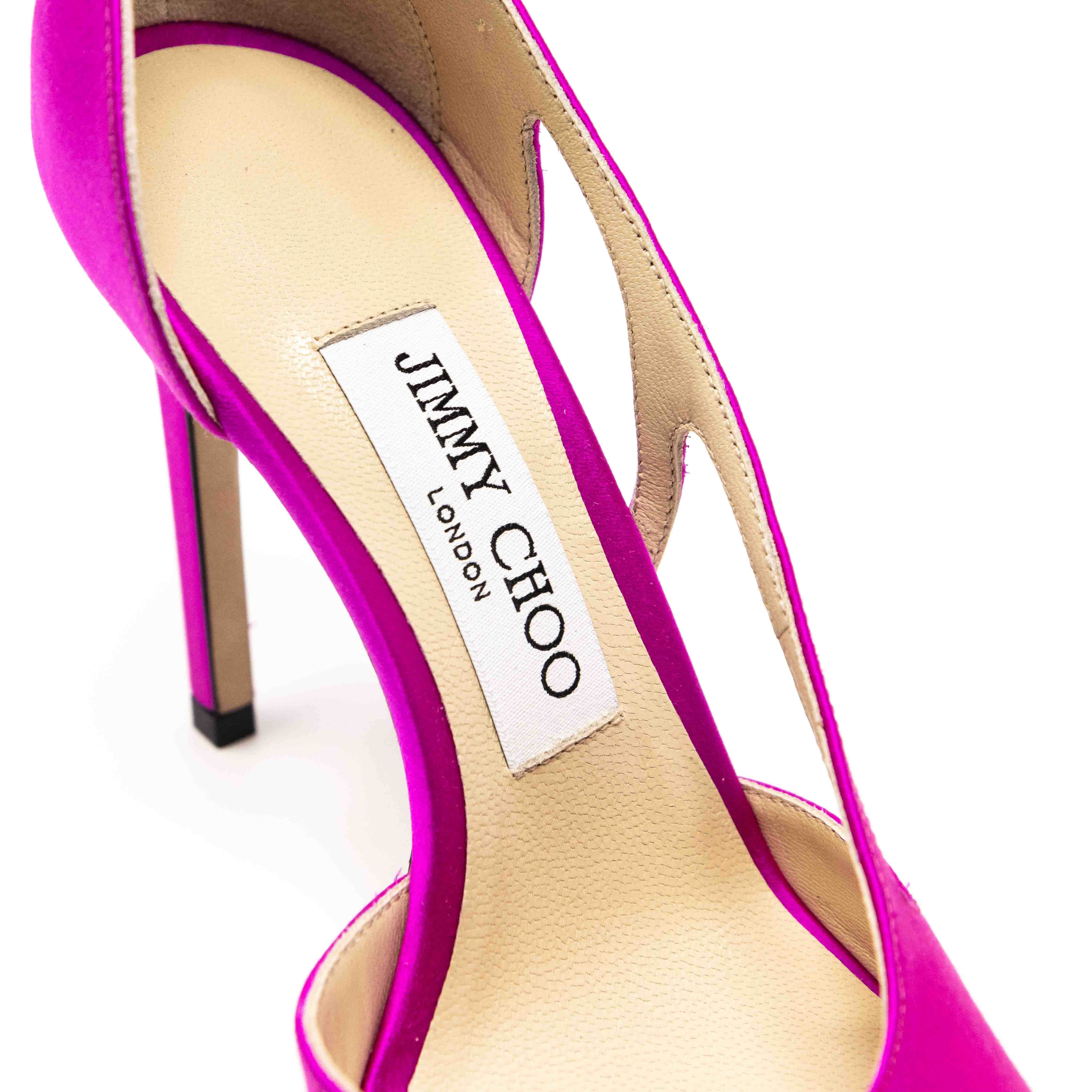 Jimmy Choo Fuchsia Liu Sandals 36 - Image 8