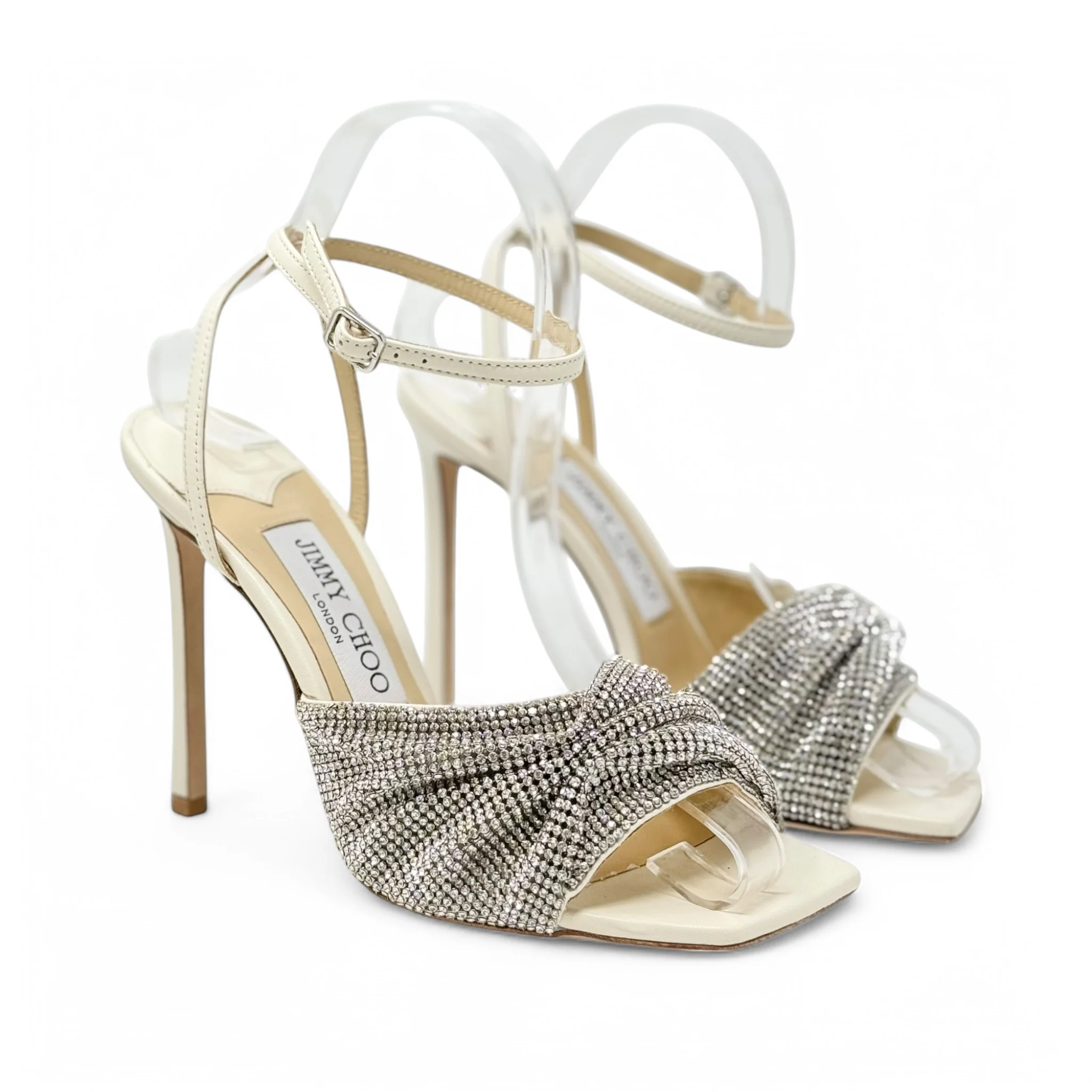 Jimmy Choo Latte Naria Sandals 36 - Image 4