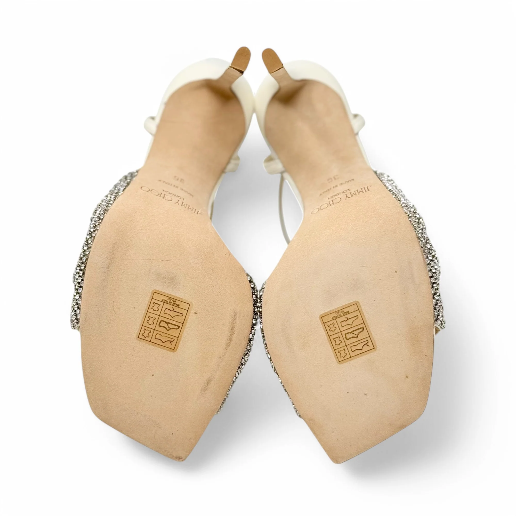 Jimmy Choo Latte Naria Sandals 36 - Image 8