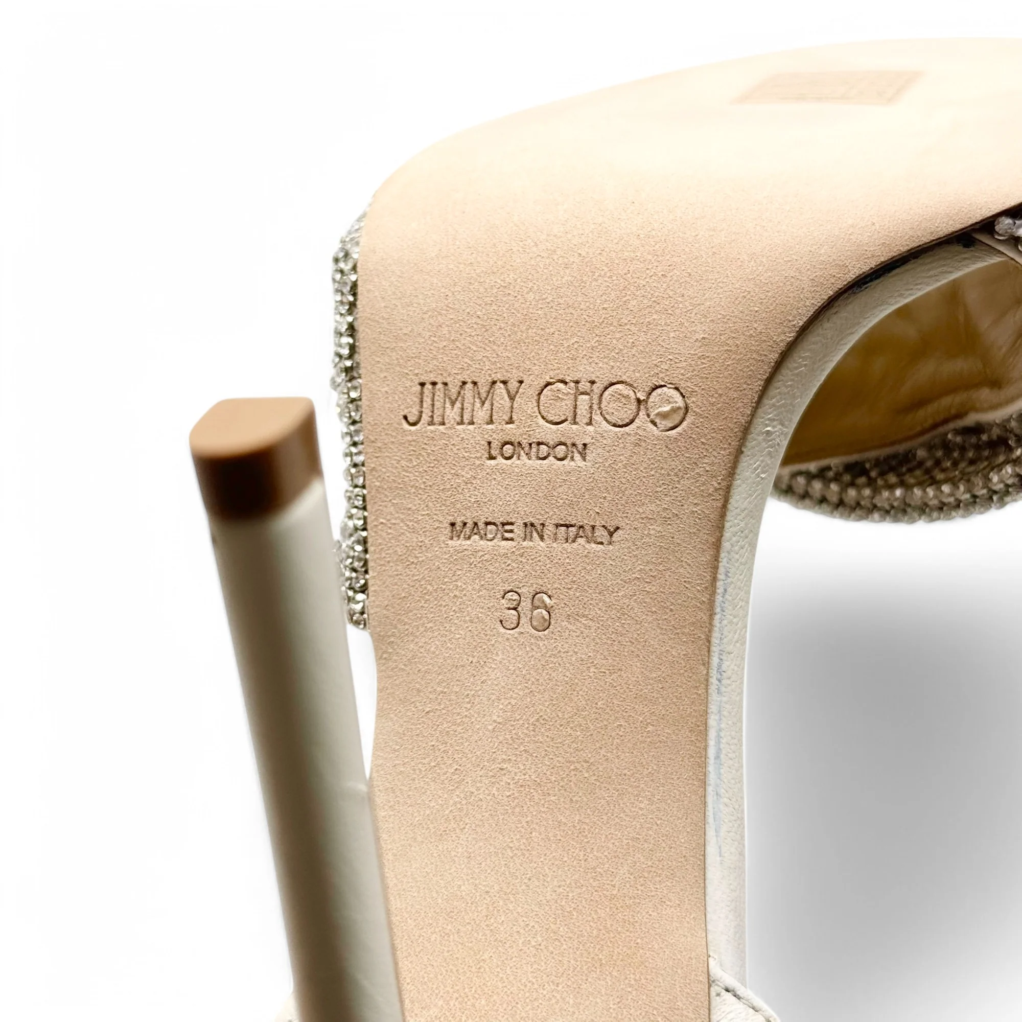 Jimmy Choo Latte Naria Sandals 36 - Image 9