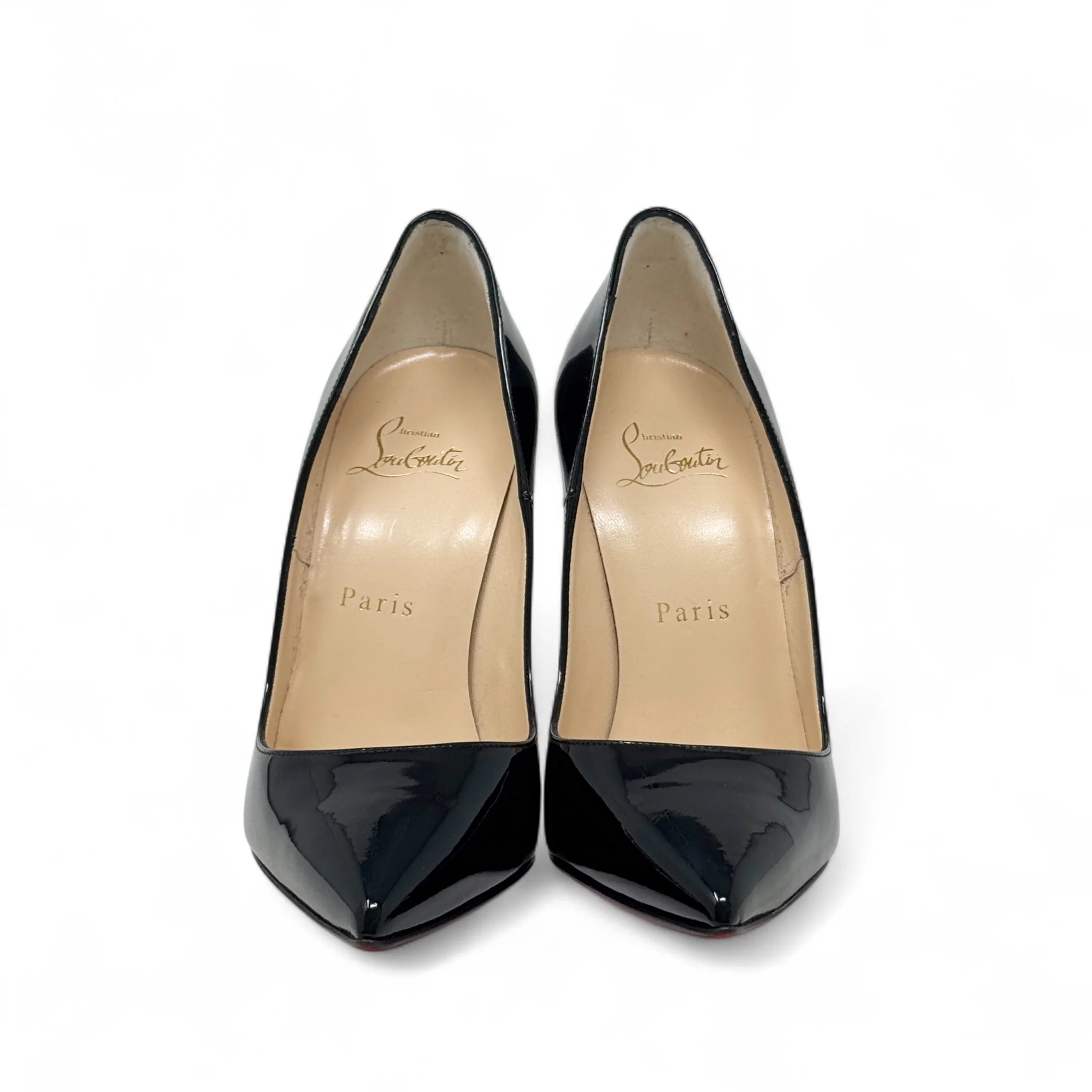 Louboutin Black Patent So Kate Pumps 36 - Image 3