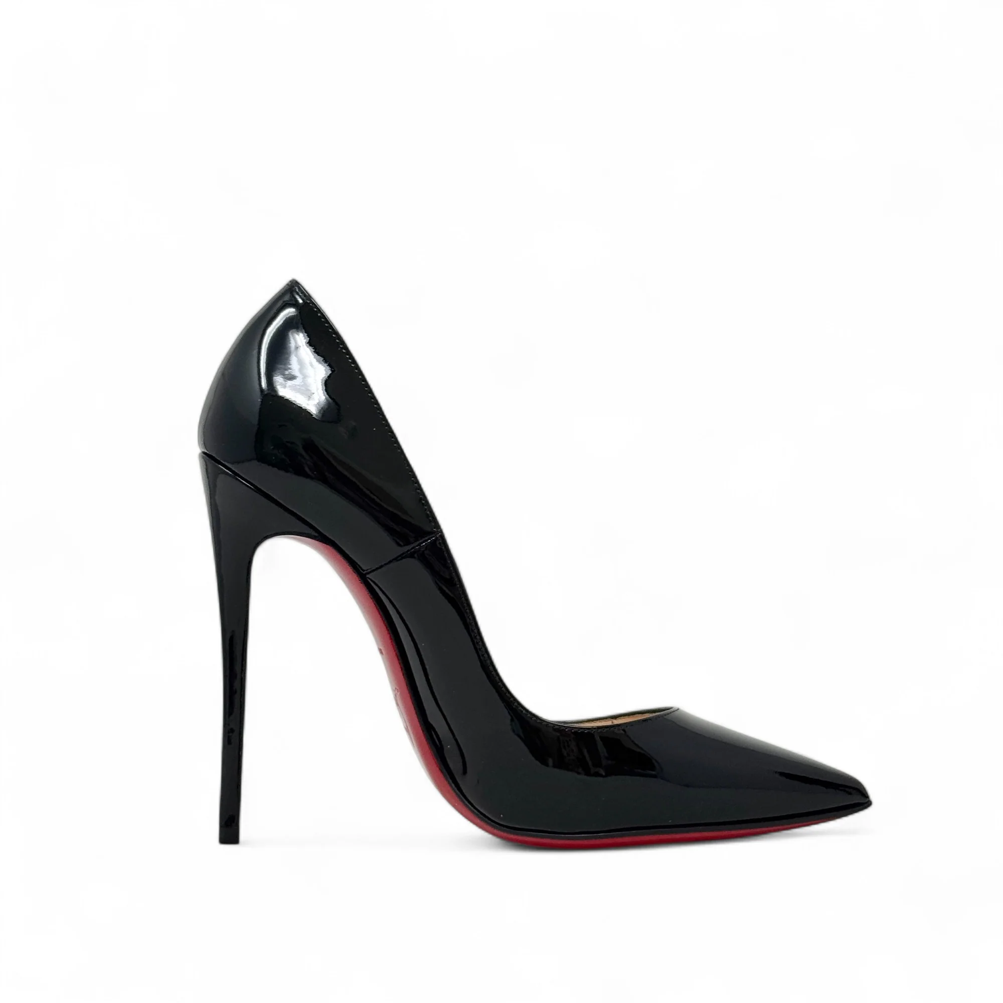 Louboutin Black Patent So Kate Pumps 36 - Image 6