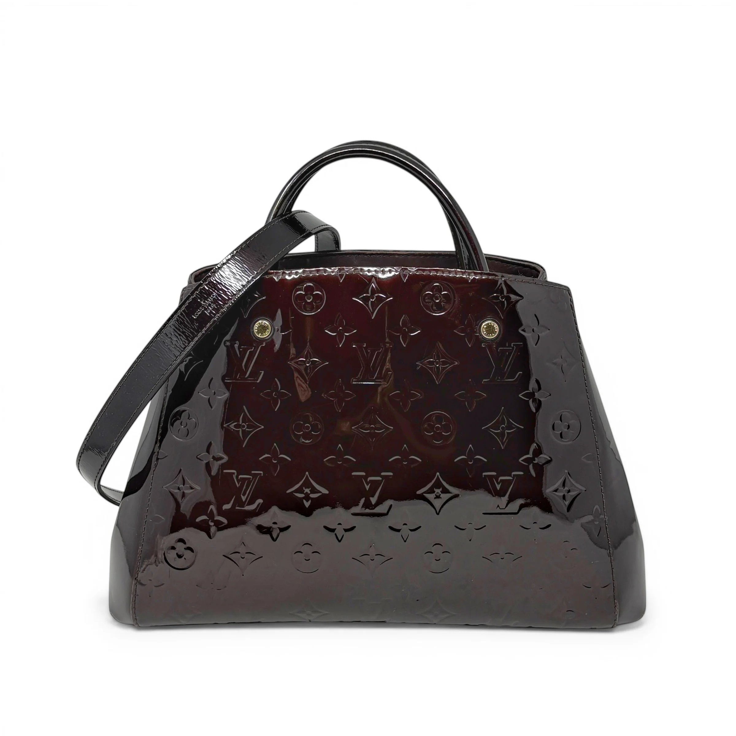 Louis Vuitton Amarante Vernis Montaigne MM