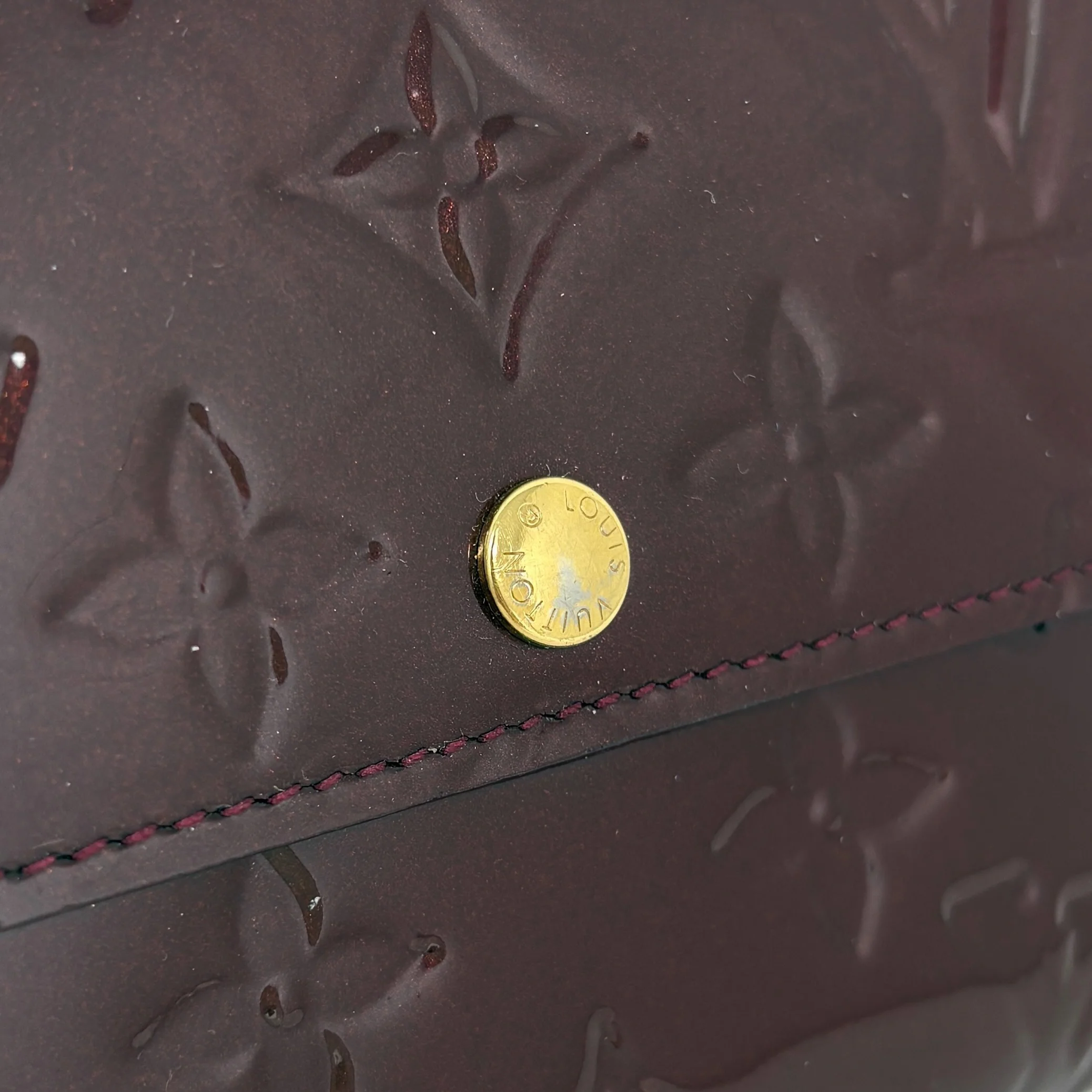 Louis Vuitton Amarante Vernis Sarah Wallet - Image 14