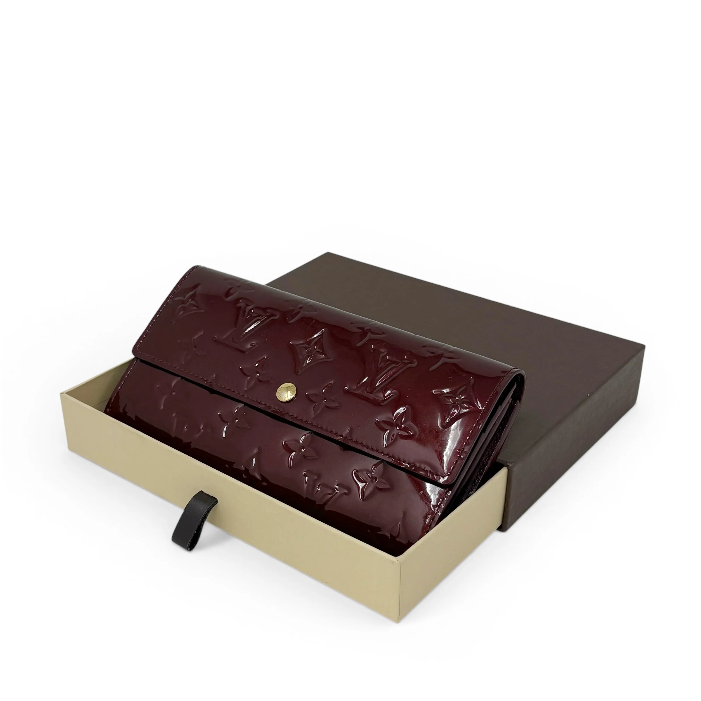 Louis Vuitton Amarante Vernis Sarah Wallet - Image 15