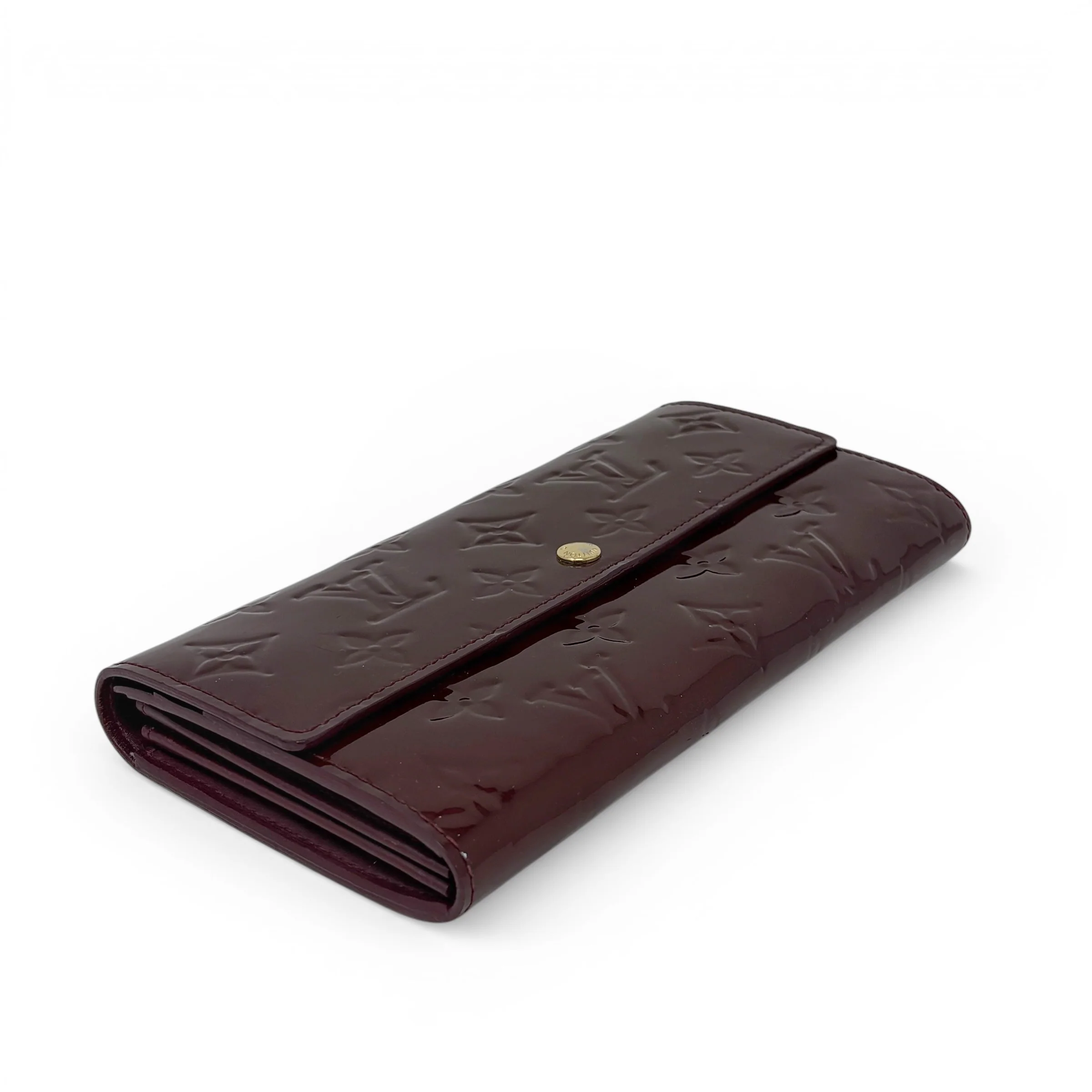 Louis Vuitton Amarante Vernis Sarah Wallet - Image 4