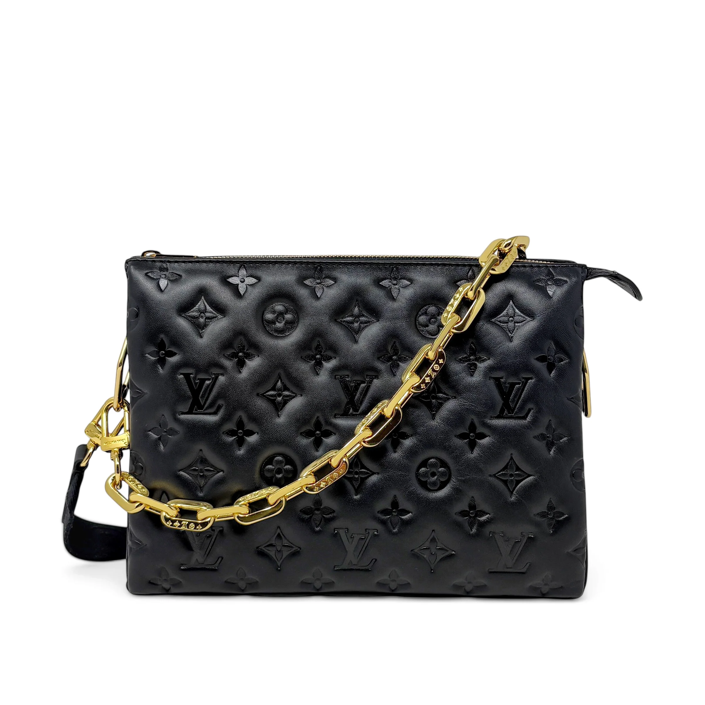 Louis Vuitton Black Coussin PM