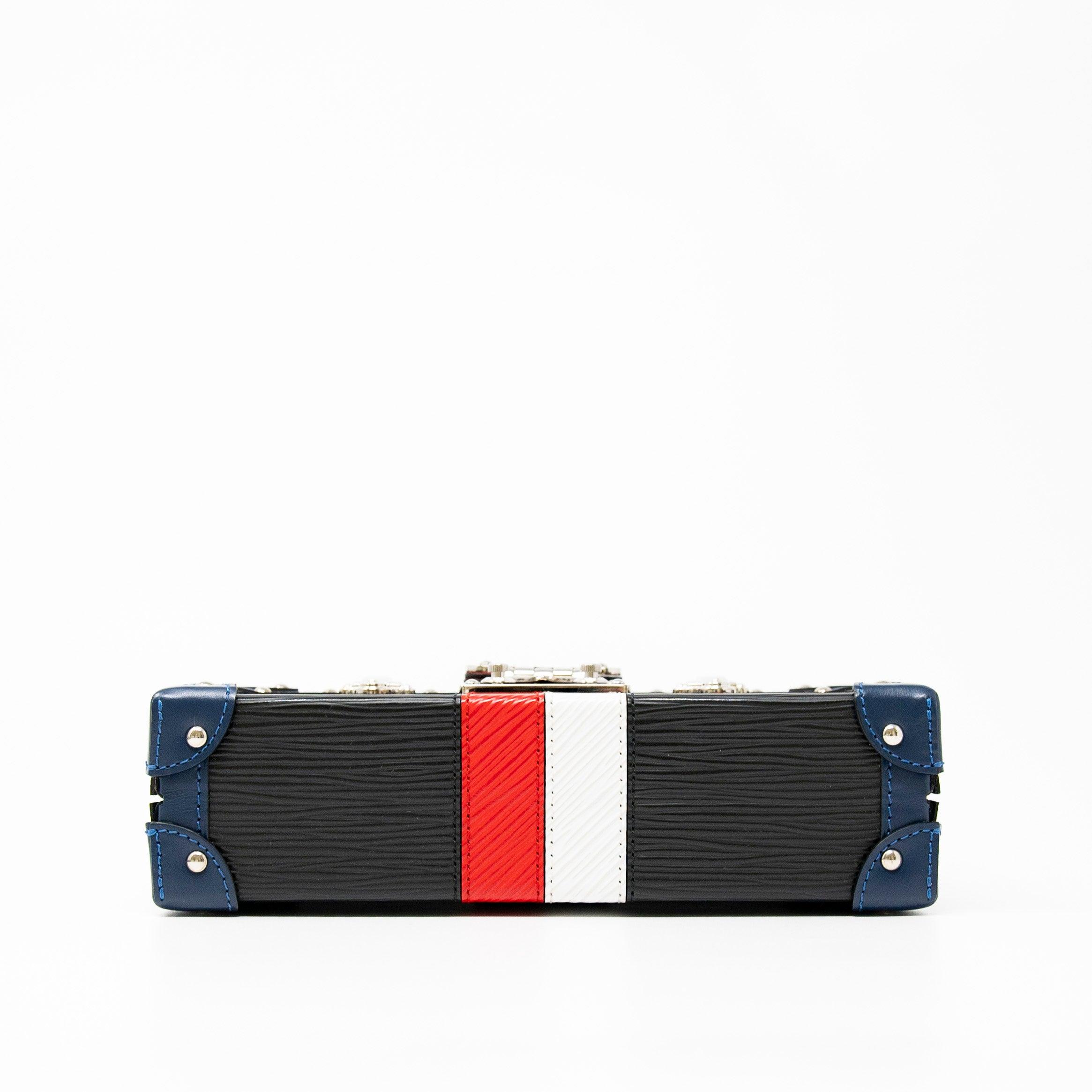Louis Vuitton Black Epi Petite Malle Bag - Image 5