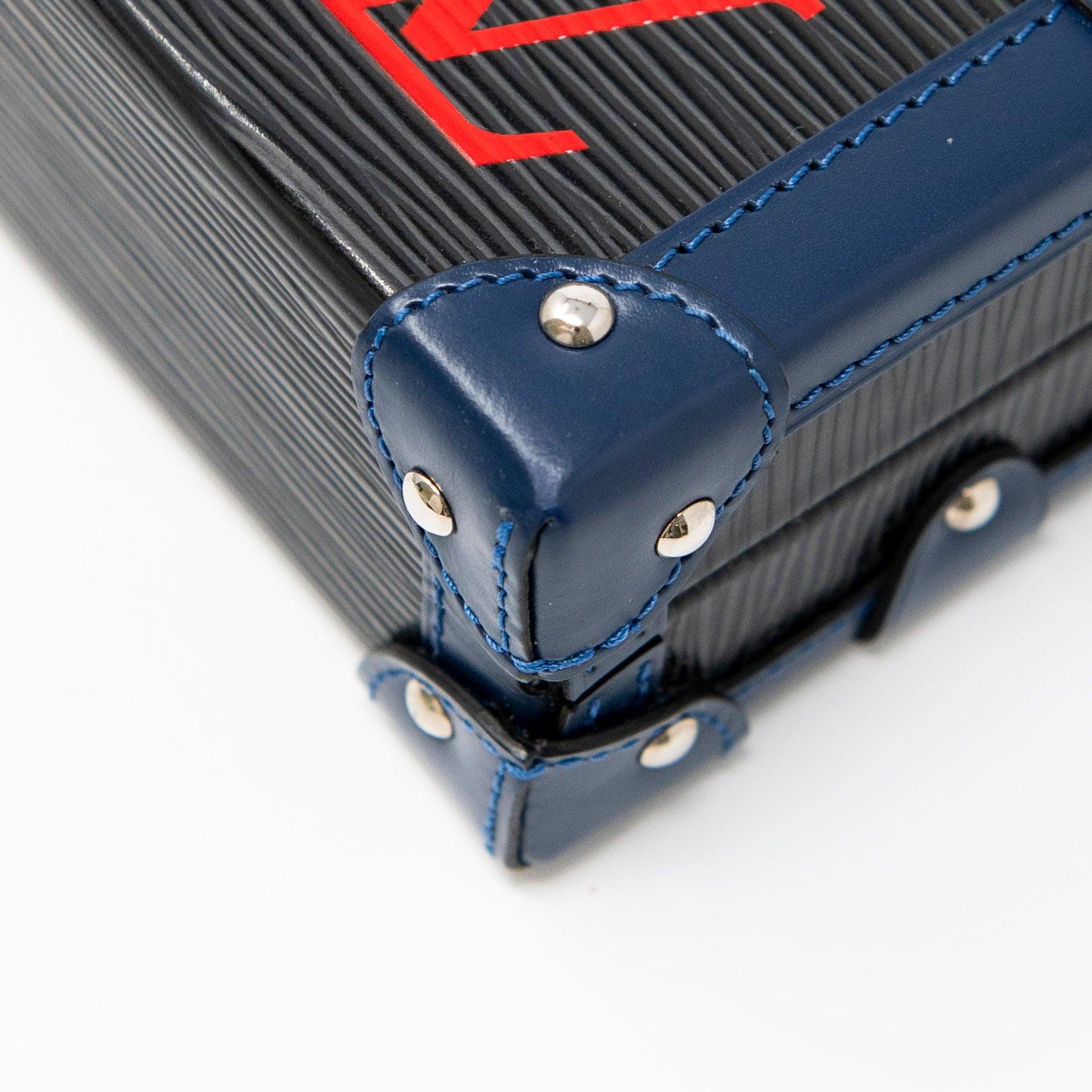 Louis Vuitton Black Epi Petite Malle Bag - Image 6