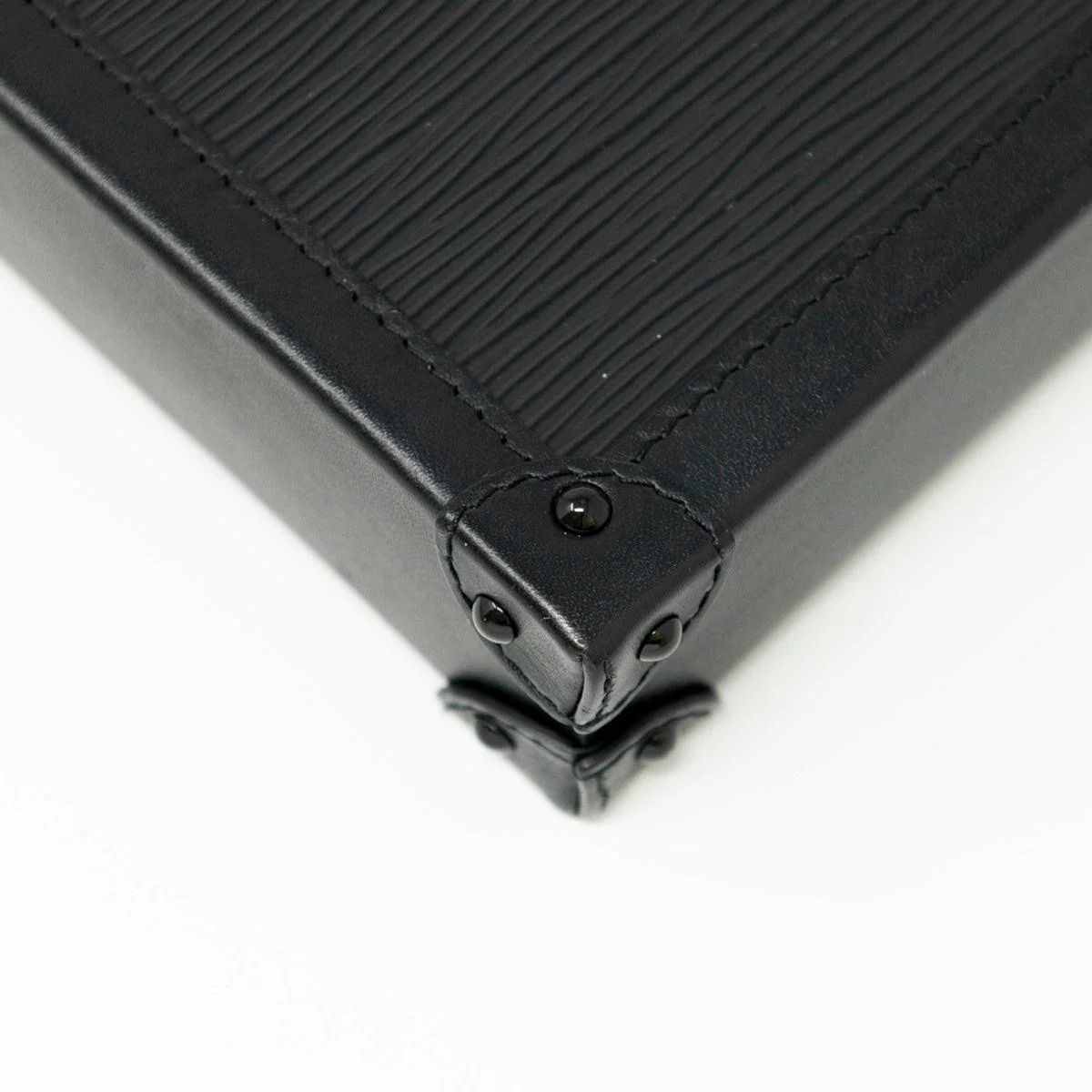Louis Vuitton Black Vertical Trunk Pochette - Image 10