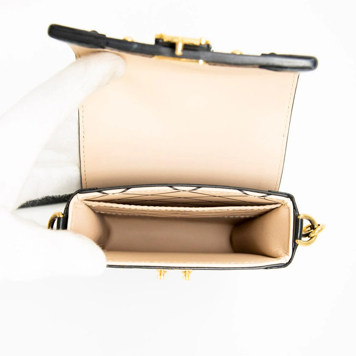 Louis Vuitton Black Vertical Trunk Pochette - Image 11