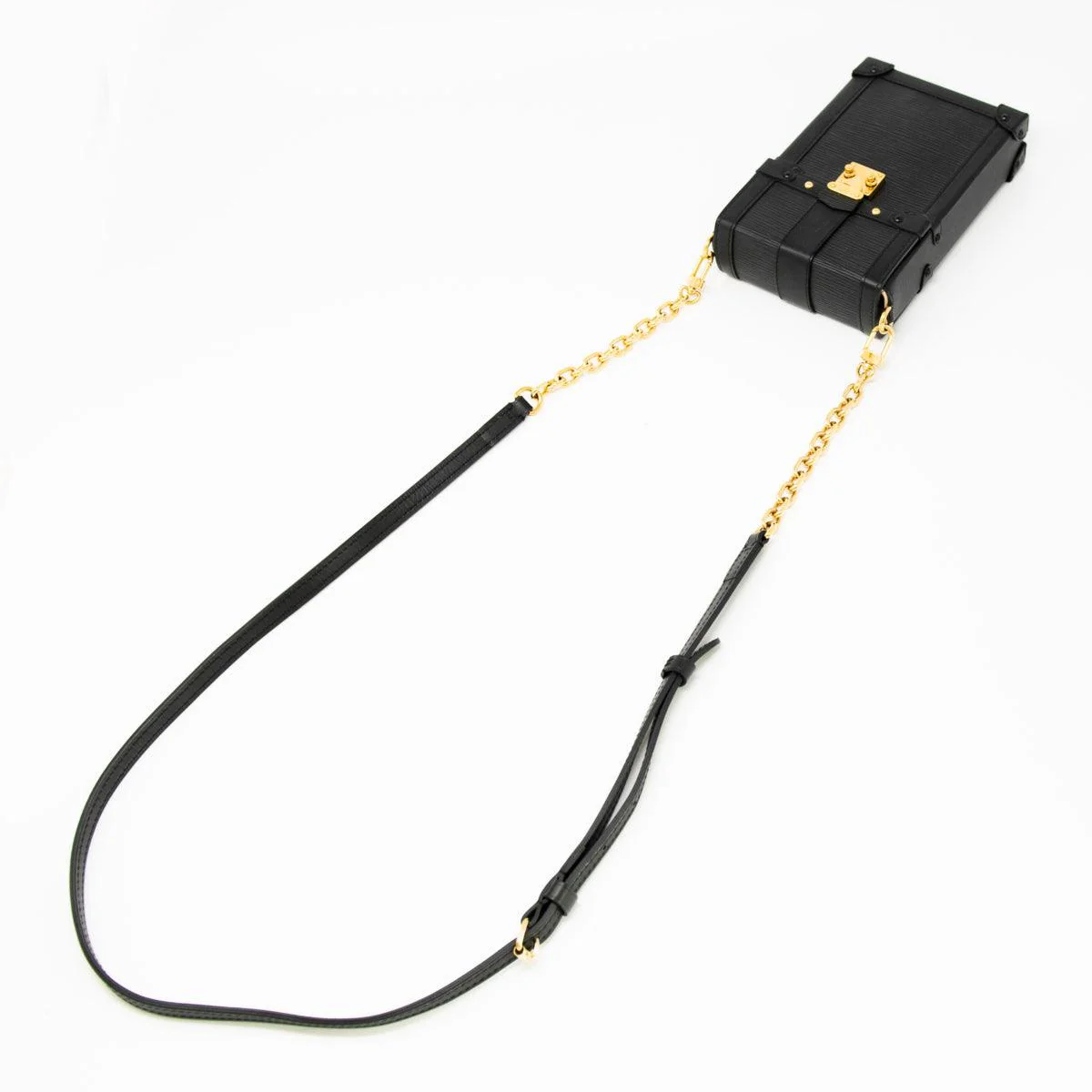 Louis Vuitton Black Vertical Trunk Pochette - Image 12