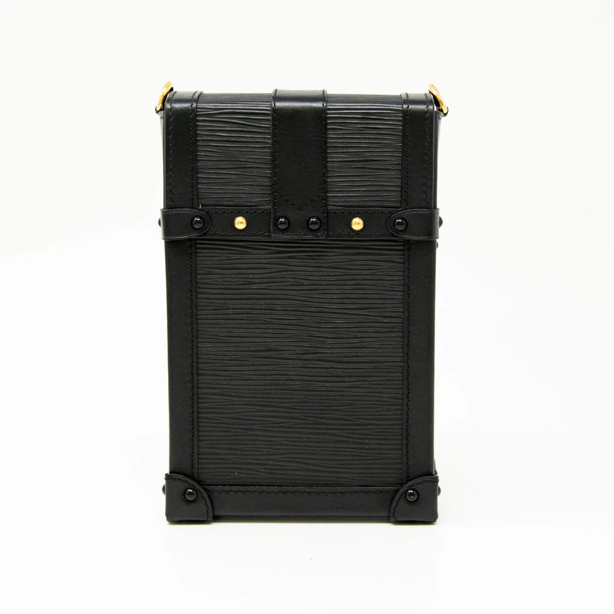 Louis Vuitton Black Vertical Trunk Pochette - Image 3