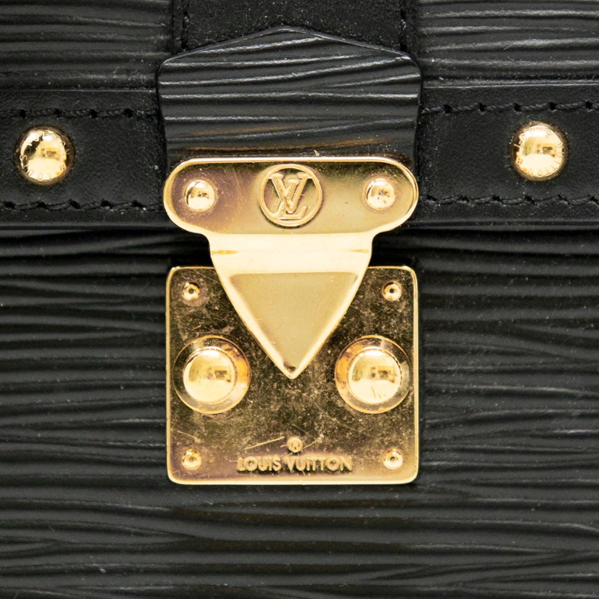 Louis Vuitton Black Vertical Trunk Pochette - Image 6