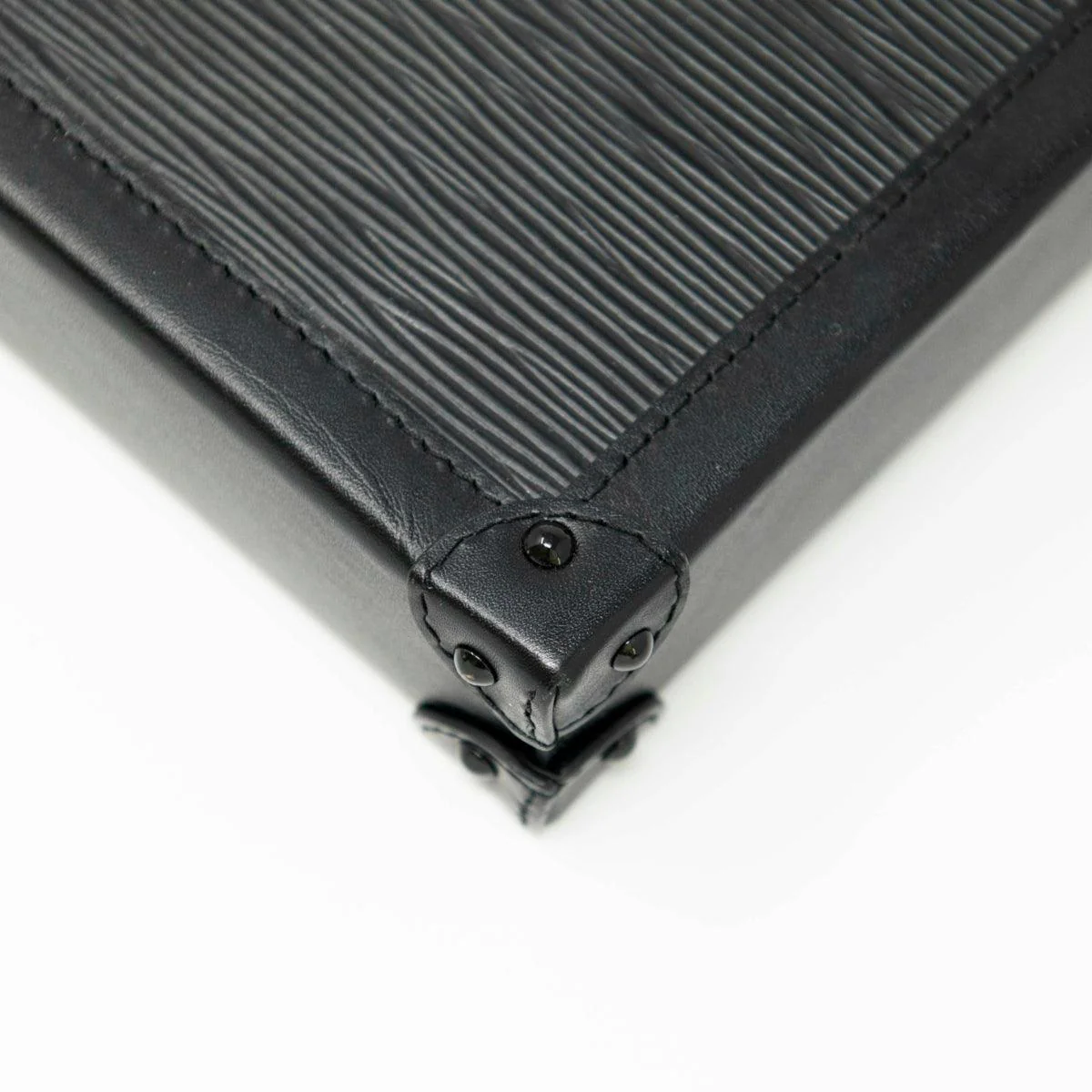 Louis Vuitton Black Vertical Trunk Pochette - Image 7