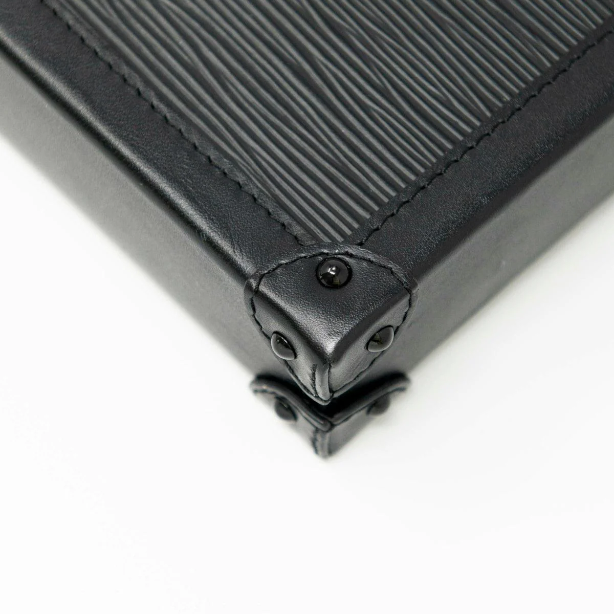 Louis Vuitton Black Vertical Trunk Pochette - Image 9