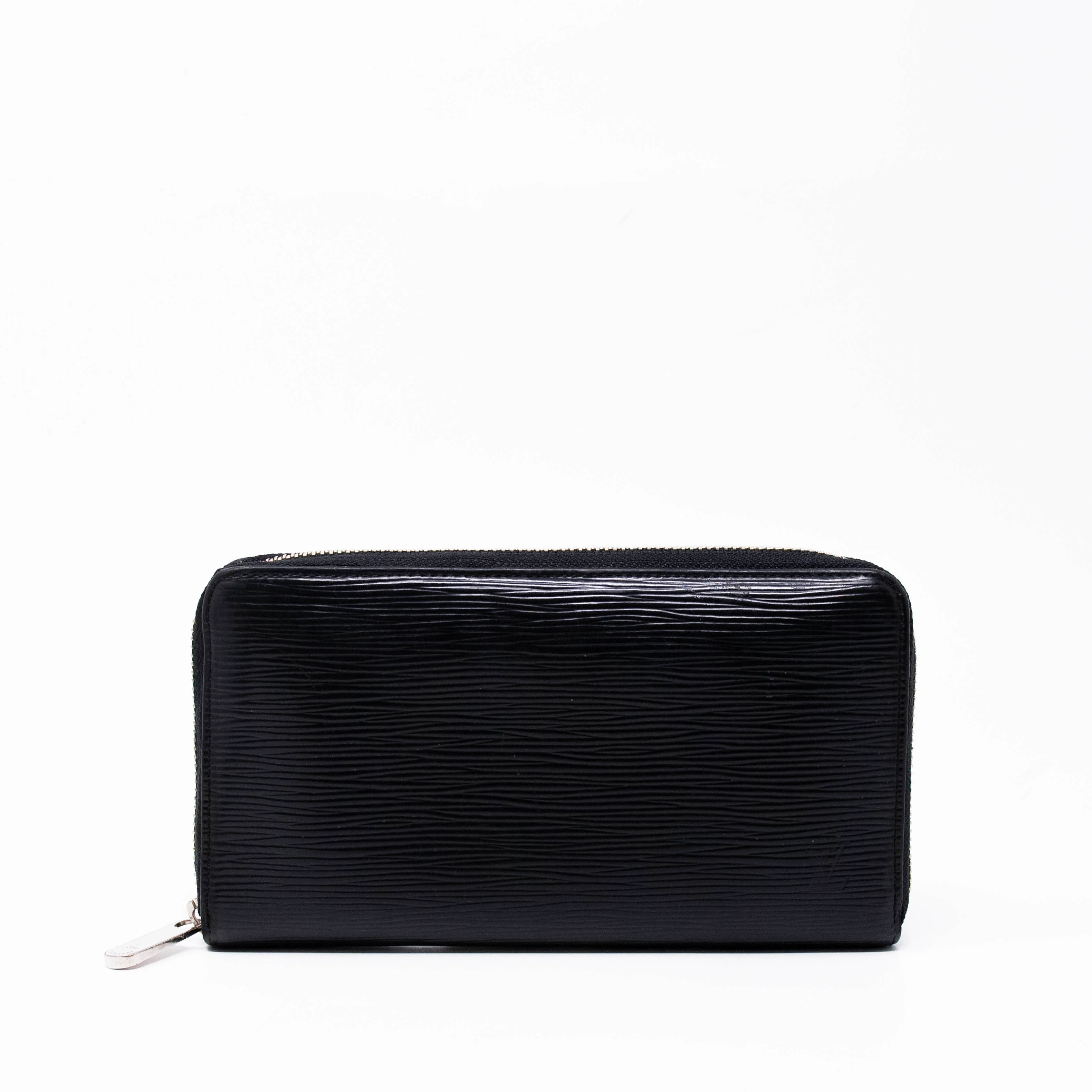 Louis Vuitton Black Epi Zippy Wallet