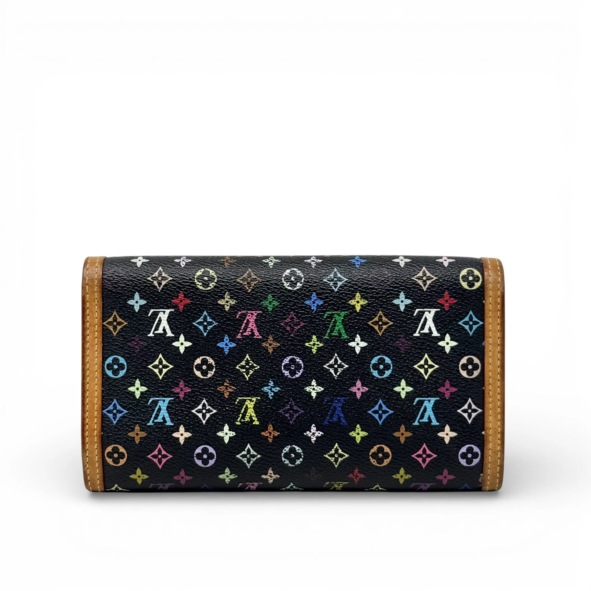 Louis Vuitton Black Multicolour Porte Tresor Wallet - Image 3